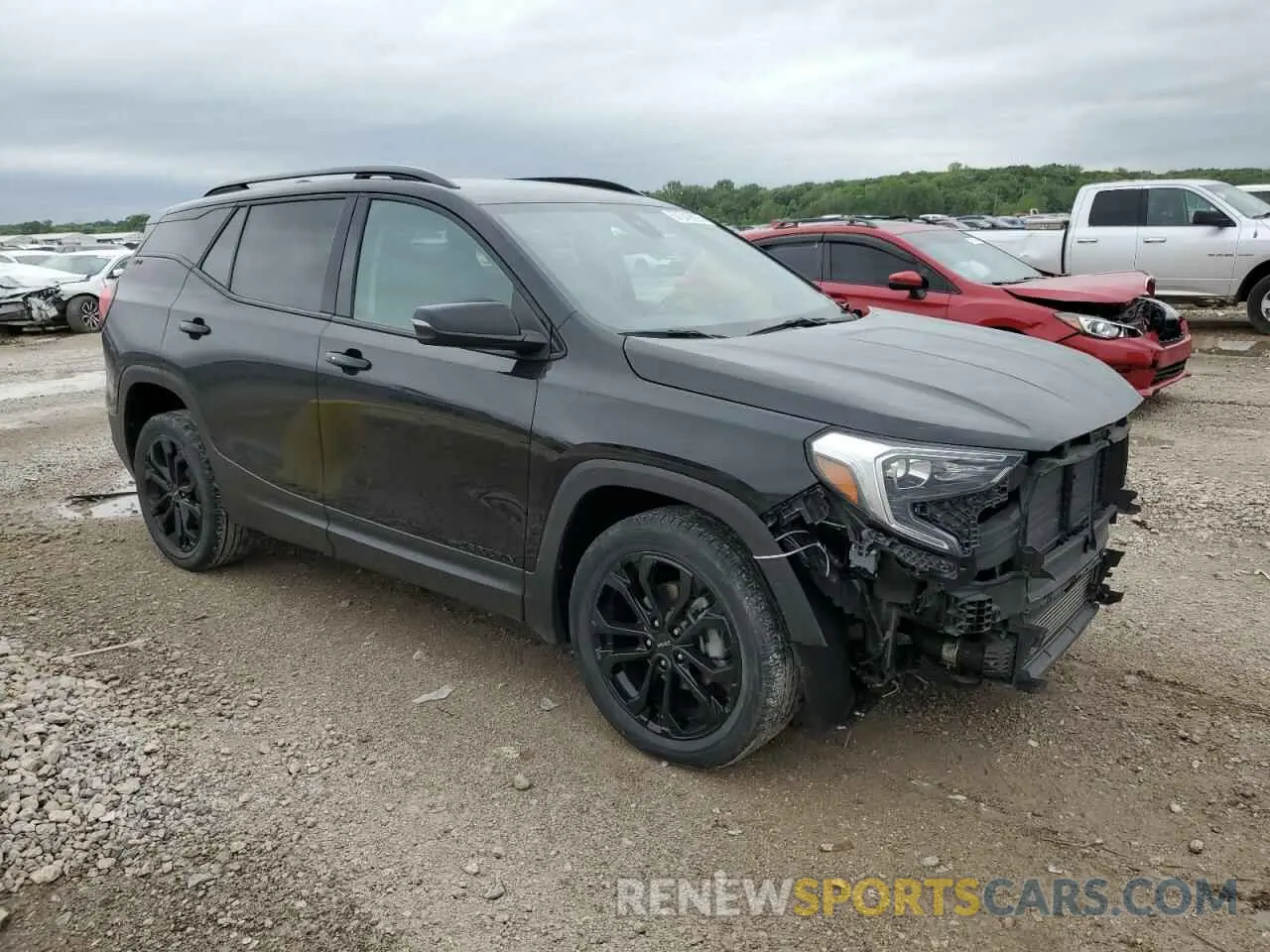 4 Photograph of a damaged car 3GKALPEV2ML325402 GMC TERRAIN 2021