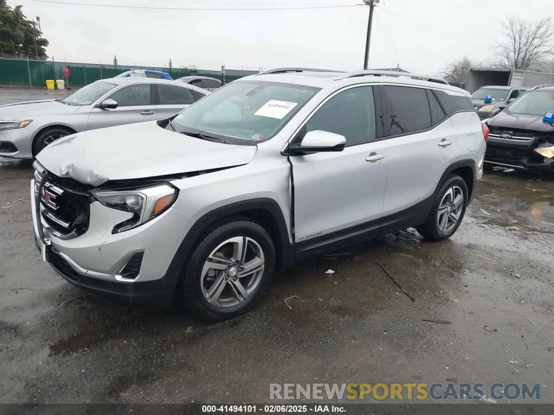 2 Photograph of a damaged car 3GKALPEV3ML398696 GMC TERRAIN 2021