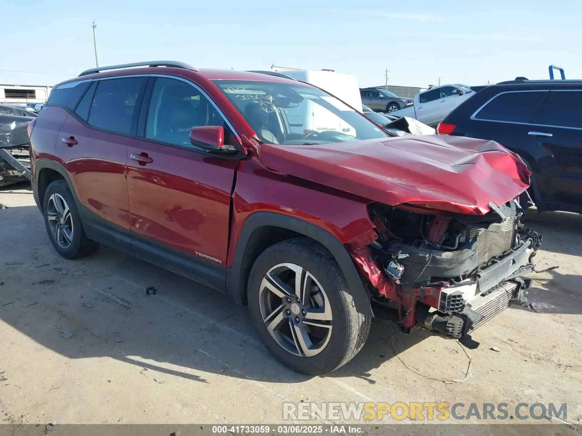 1 Photograph of a damaged car 3GKALPEV5ML335308 GMC TERRAIN 2021