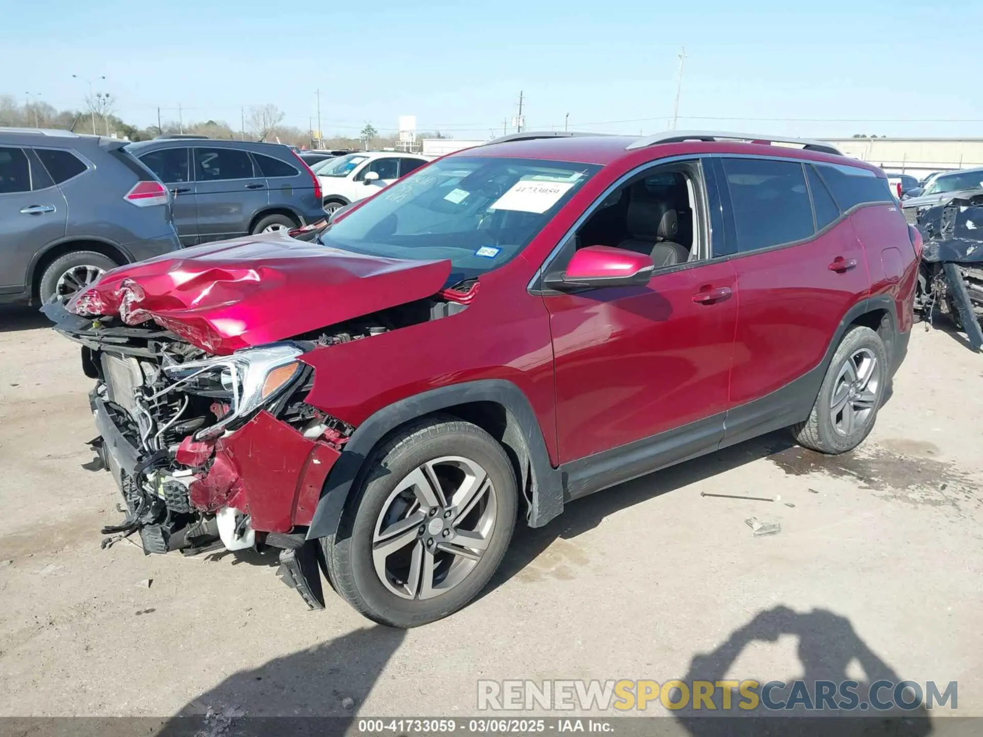 2 Photograph of a damaged car 3GKALPEV5ML335308 GMC TERRAIN 2021