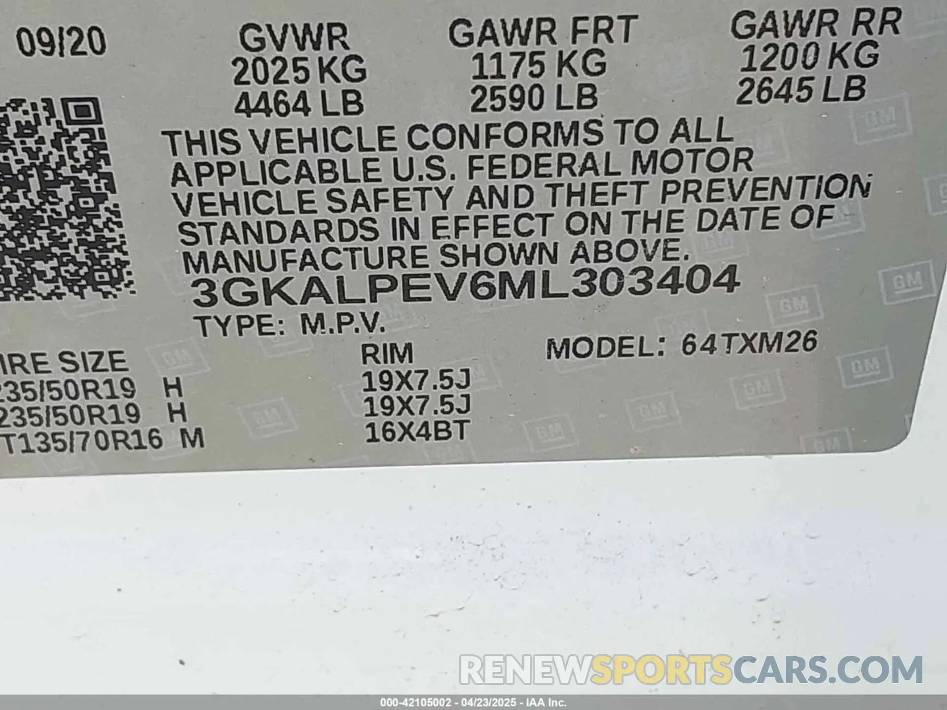 9 Photograph of a damaged car 3GKALPEV6ML303404 GMC TERRAIN 2021