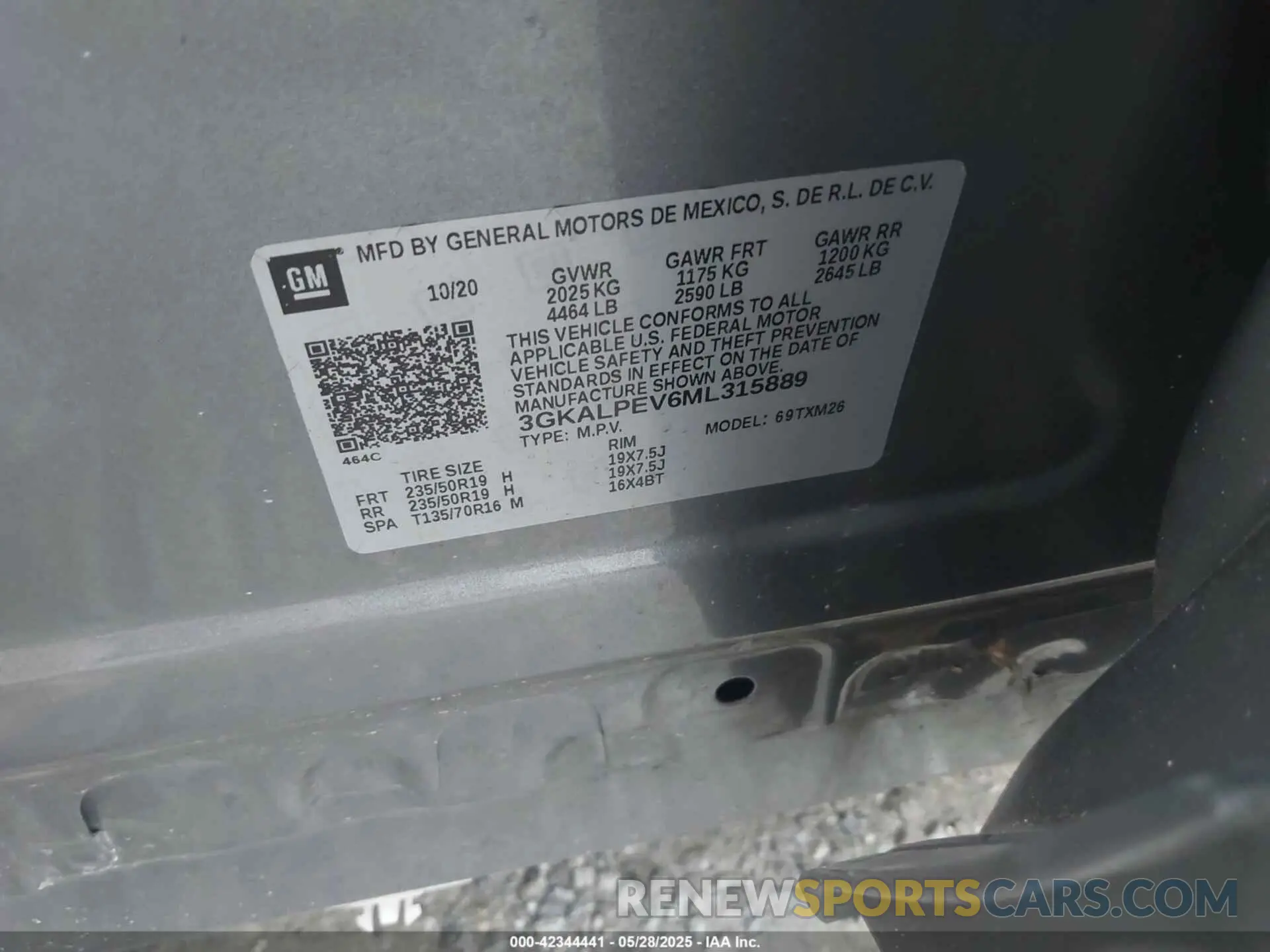 9 Photograph of a damaged car 3GKALPEV6ML315889 GMC TERRAIN 2021