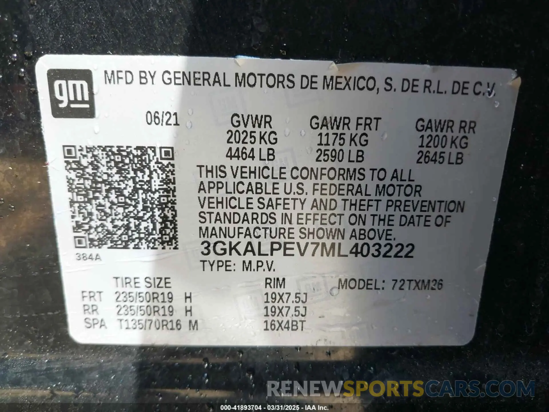 9 Photograph of a damaged car 3GKALPEV7ML403222 GMC TERRAIN 2021
