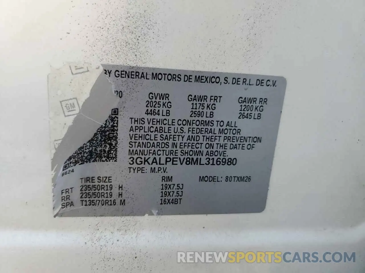 13 Photograph of a damaged car 3GKALPEV8ML316980 GMC TERRAIN 2021