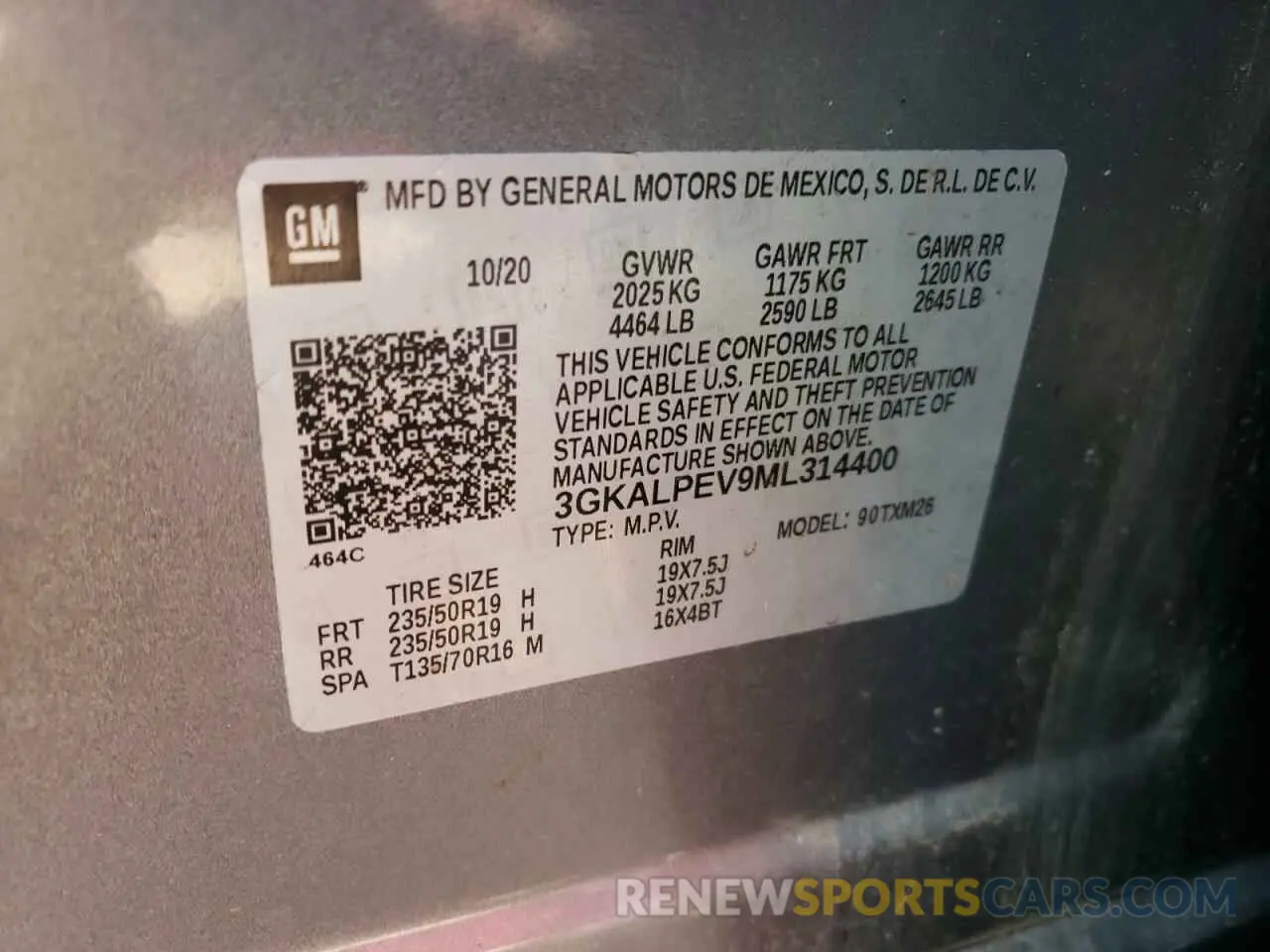 13 Photograph of a damaged car 3GKALPEV9ML314400 GMC TERRAIN 2021