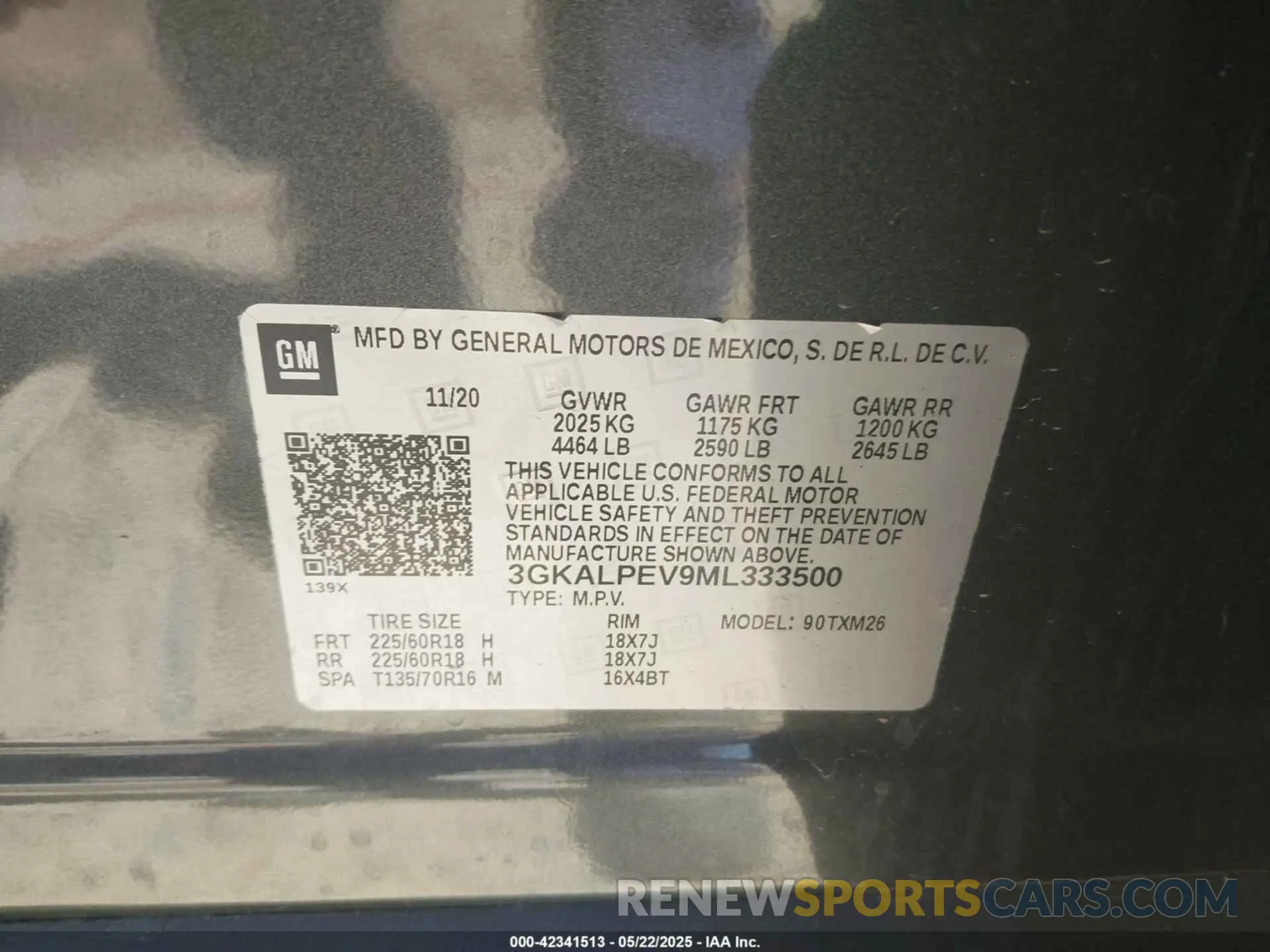9 Photograph of a damaged car 3GKALPEV9ML333500 GMC TERRAIN 2021