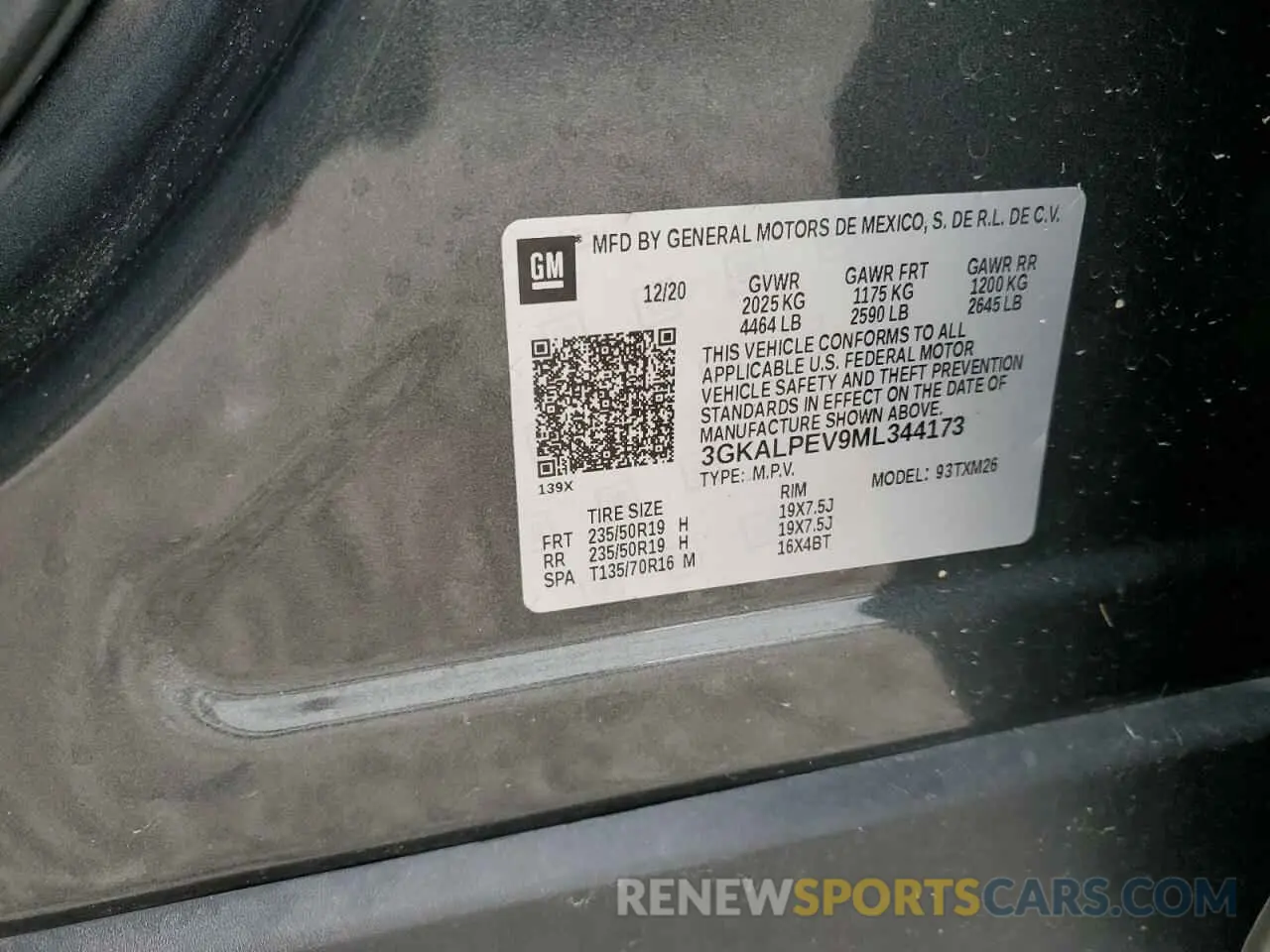 13 Photograph of a damaged car 3GKALPEV9ML344173 GMC TERRAIN 2021