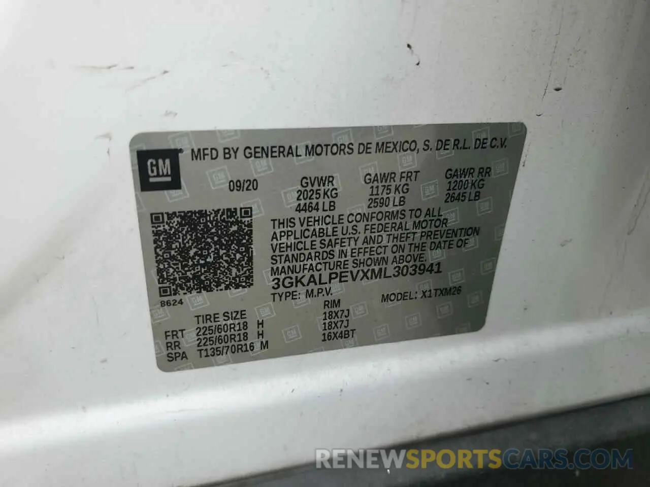 13 Photograph of a damaged car 3GKALPEVXML303941 GMC TERRAIN 2021
