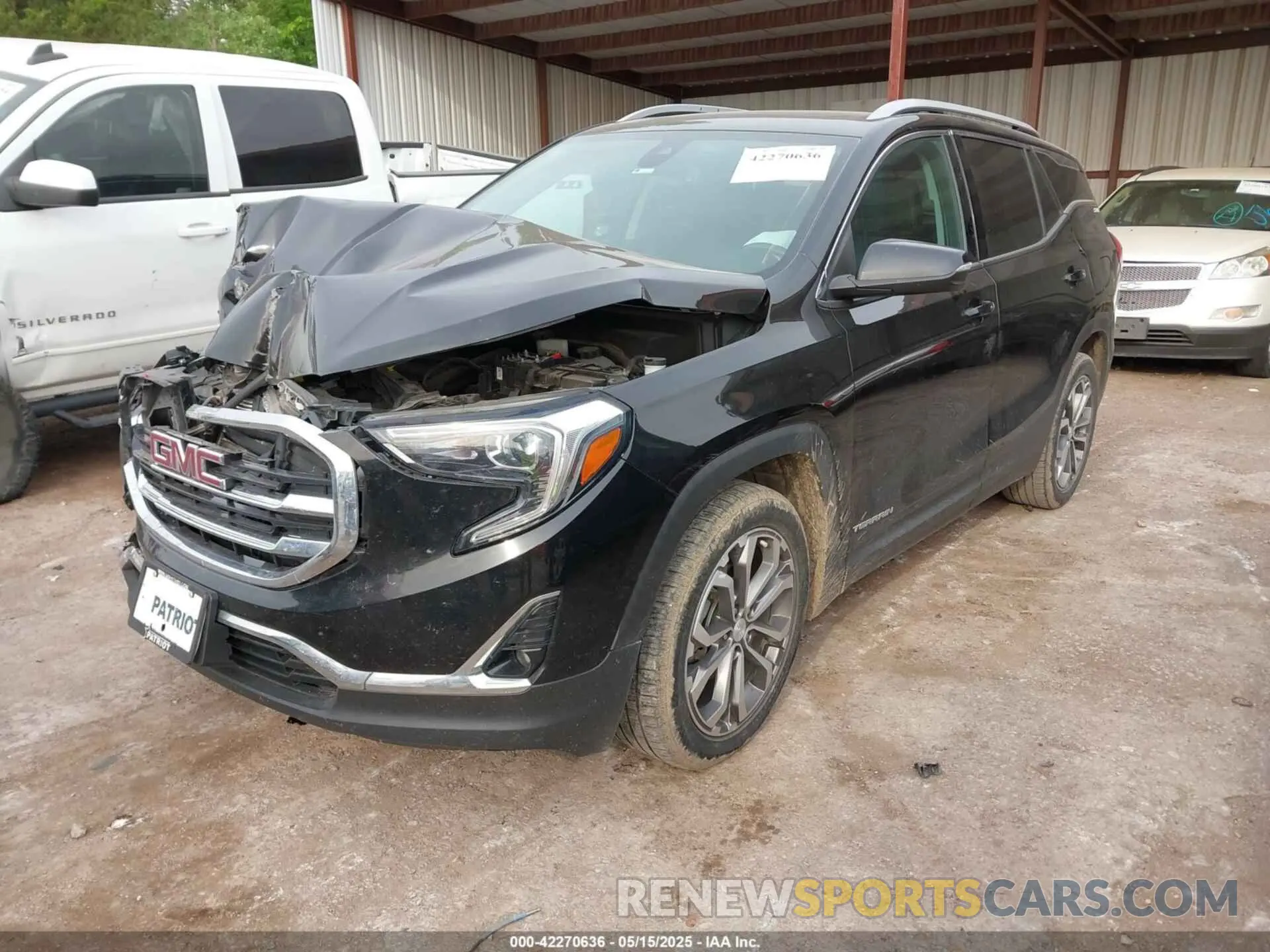 2 Photograph of a damaged car 3GKALPEVXML376677 GMC TERRAIN 2021