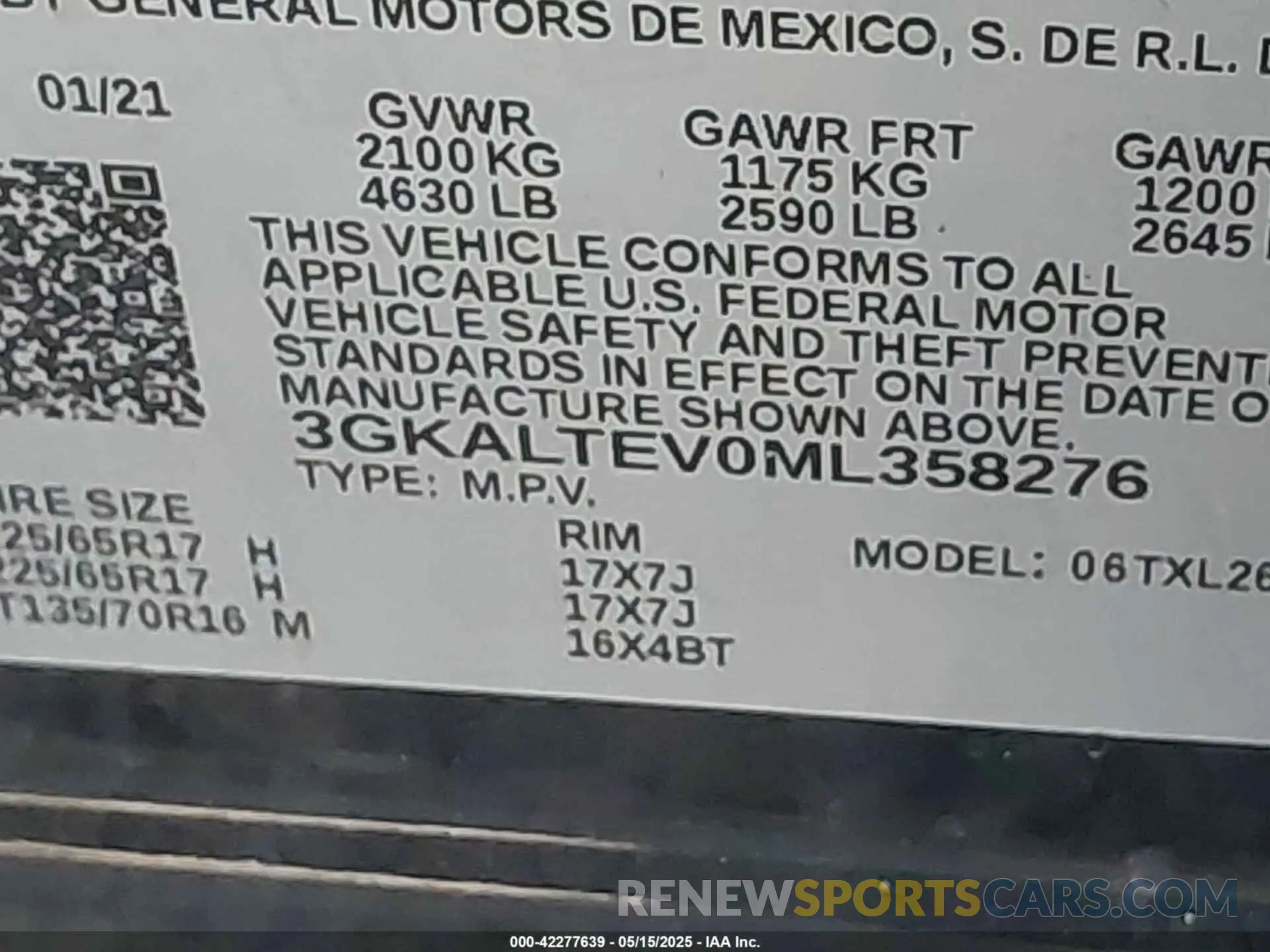 9 Photograph of a damaged car 3GKALTEV0ML358276 GMC TERRAIN 2021