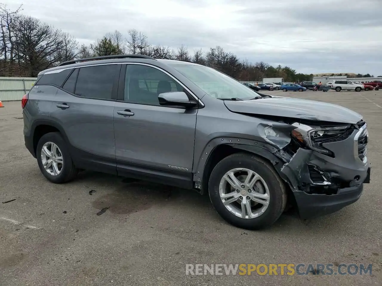 4 Photograph of a damaged car 3GKALTEV2ML315137 GMC TERRAIN 2021
