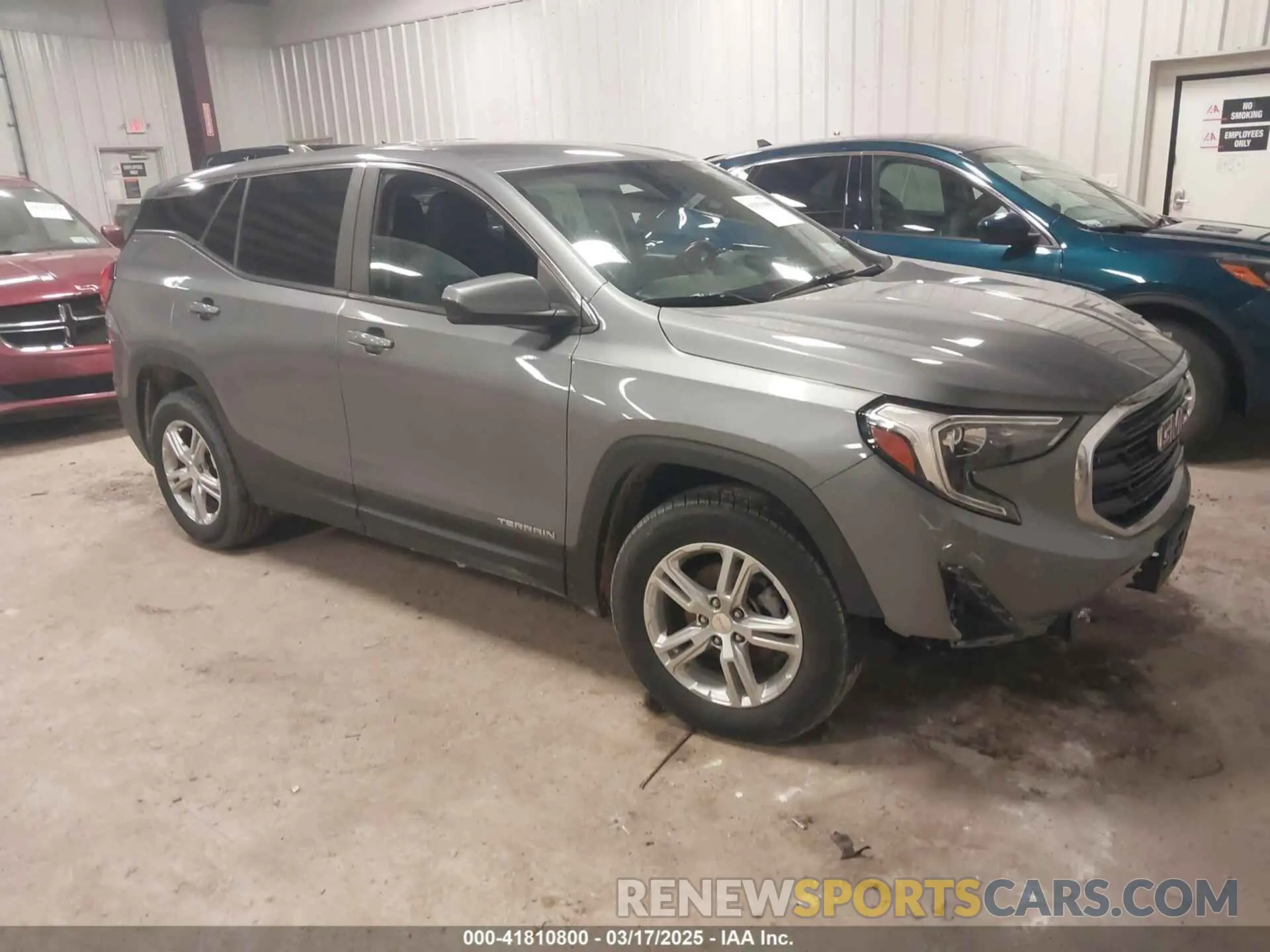 1 Photograph of a damaged car 3GKALTEV2ML370414 GMC TERRAIN 2021