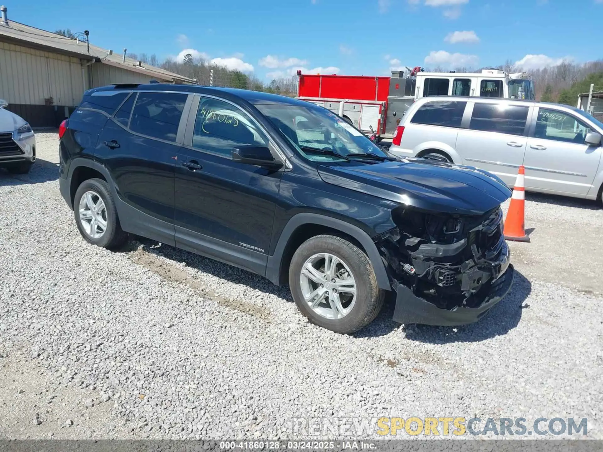 1 Photograph of a damaged car 3GKALTEV2ML390615 GMC TERRAIN 2021