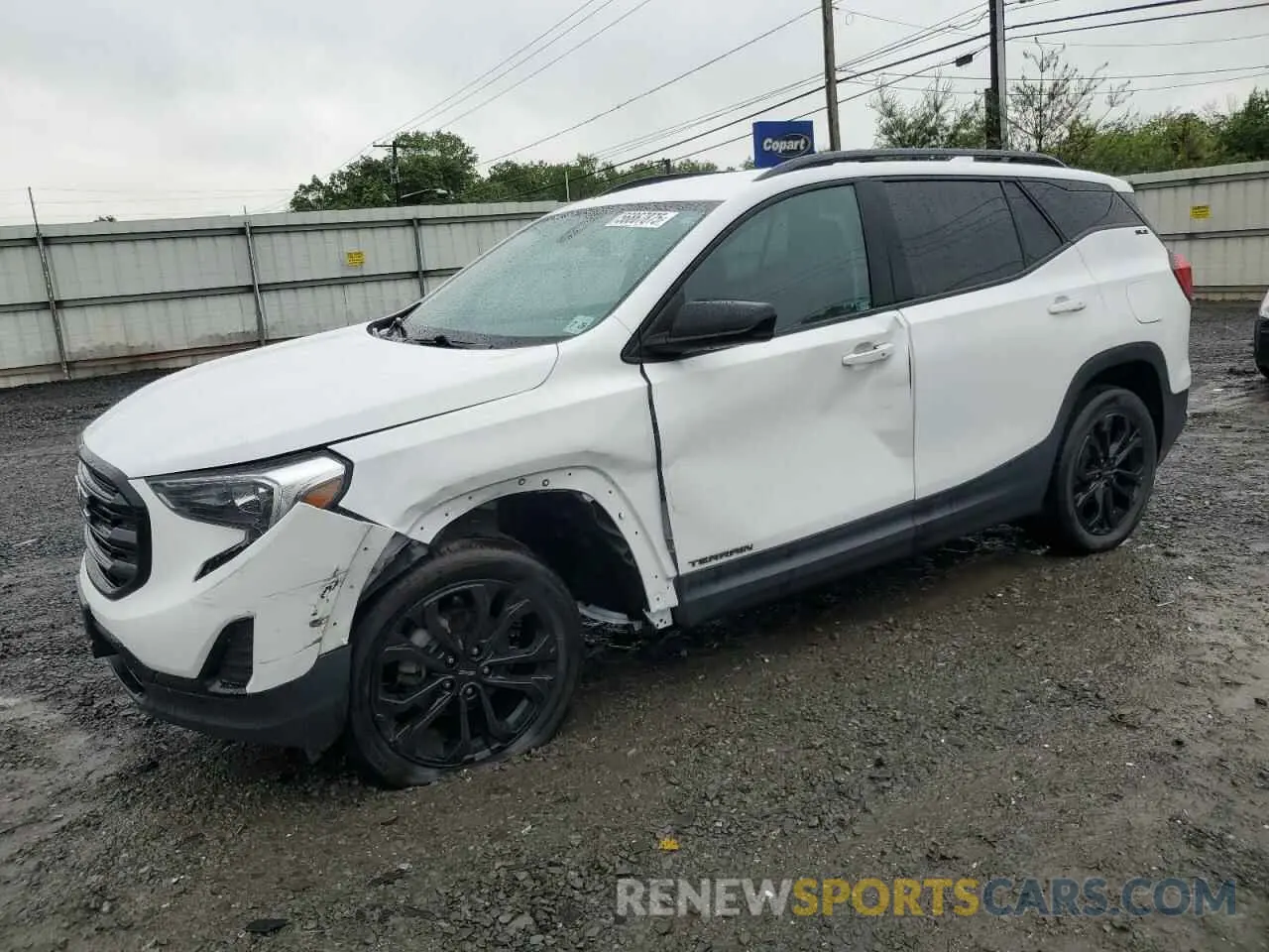 1 Photograph of a damaged car 3GKALTEV5ML386042 GMC TERRAIN 2021