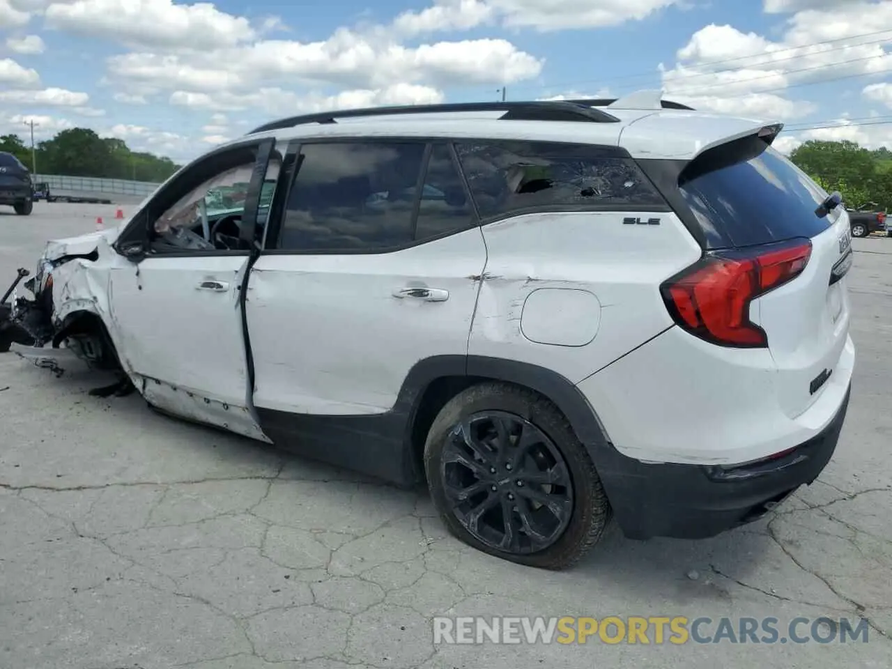 2 Photograph of a damaged car 3GKALTEV6ML336654 GMC TERRAIN 2021