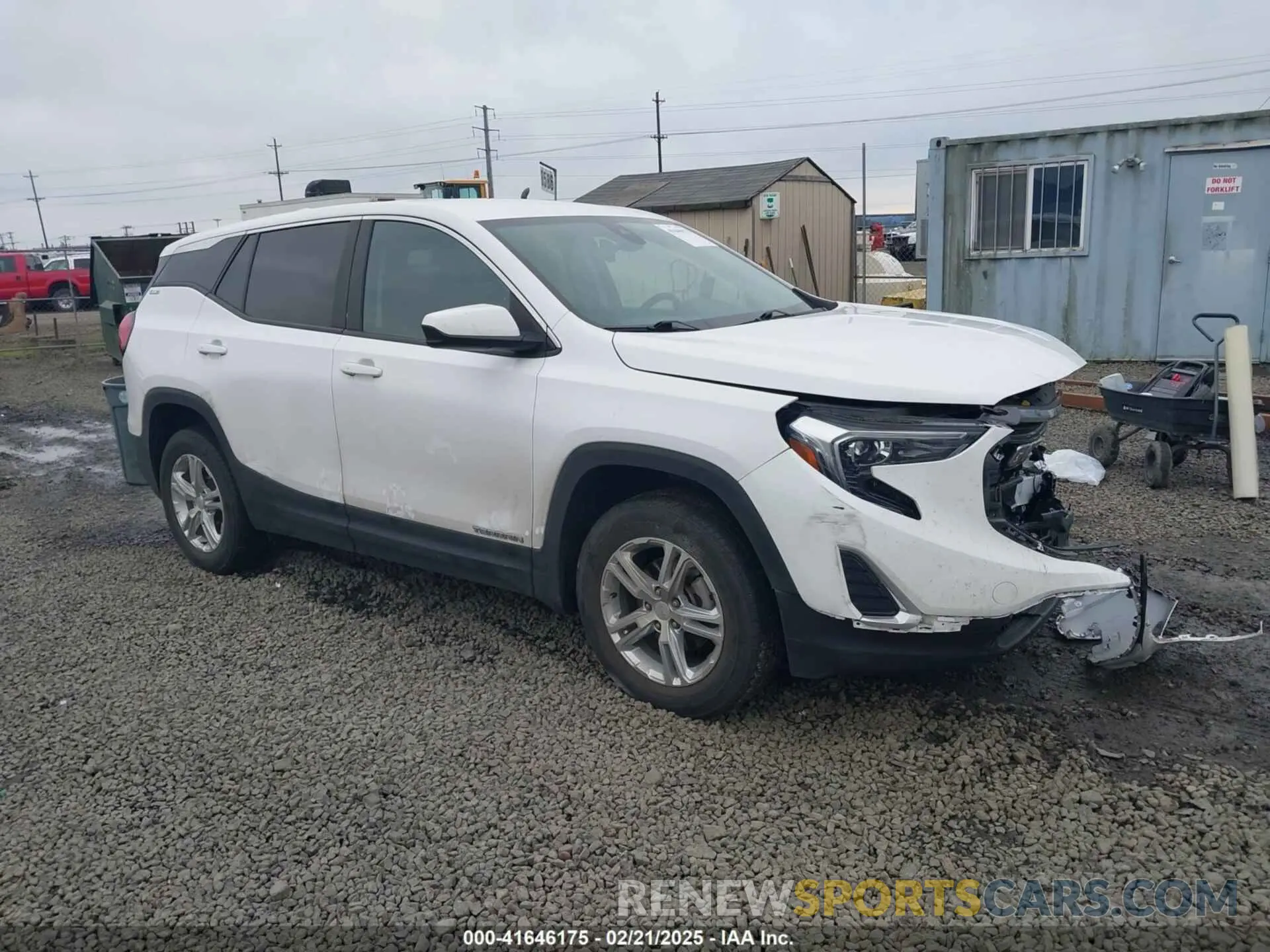 1 Photograph of a damaged car 3GKALTEV8ML353620 GMC TERRAIN 2021