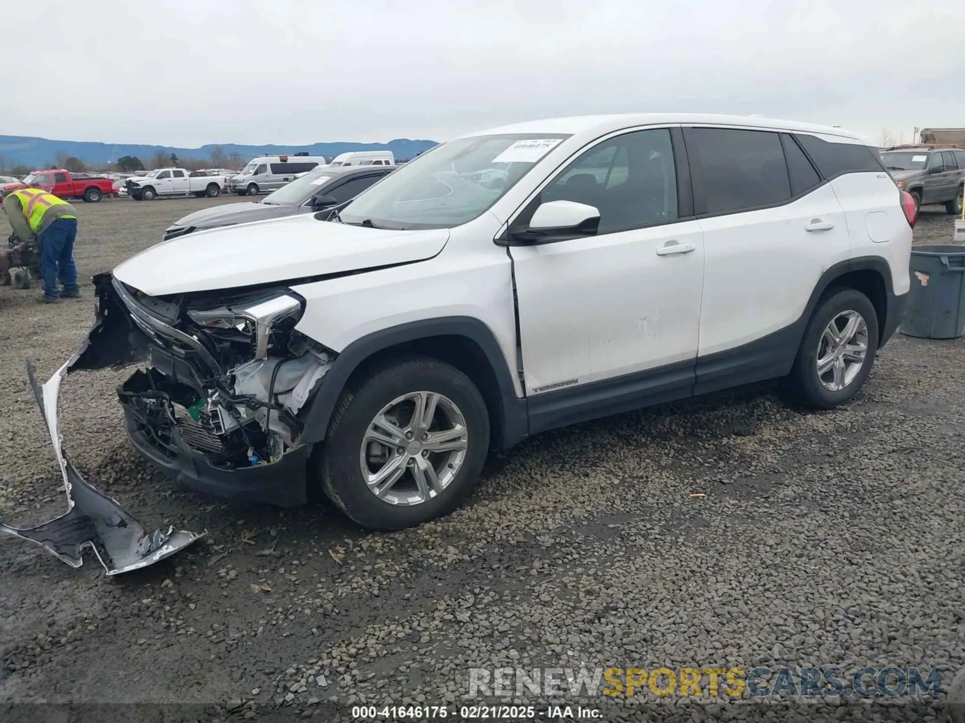 2 Photograph of a damaged car 3GKALTEV8ML353620 GMC TERRAIN 2021
