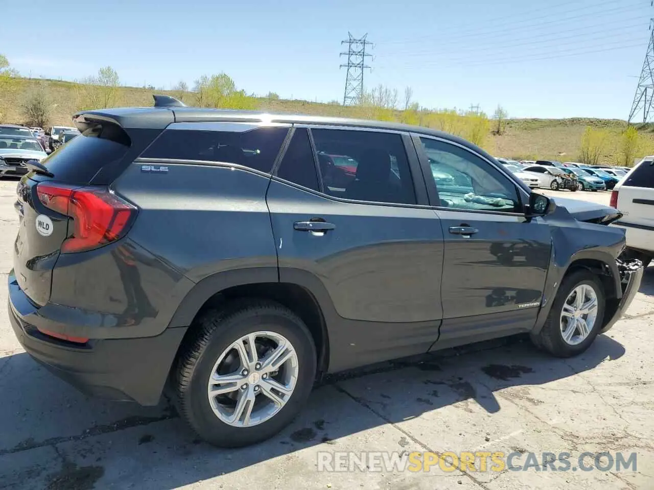 3 Photograph of a damaged car 3GKALTEV8ML358946 GMC TERRAIN 2021