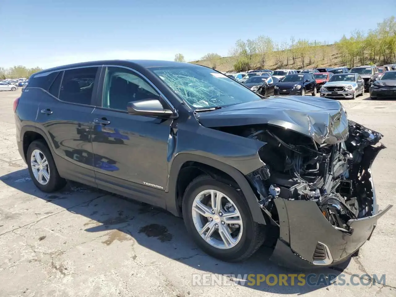 4 Photograph of a damaged car 3GKALTEV8ML358946 GMC TERRAIN 2021