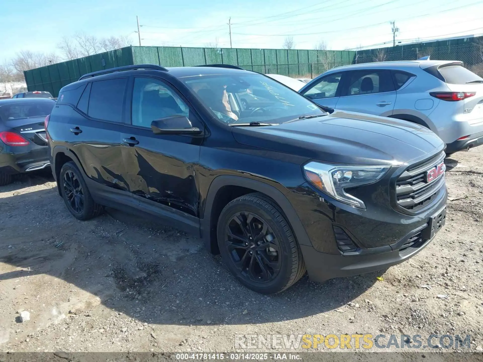 1 Photograph of a damaged car 3GKALTEV9ML322053 GMC TERRAIN 2021