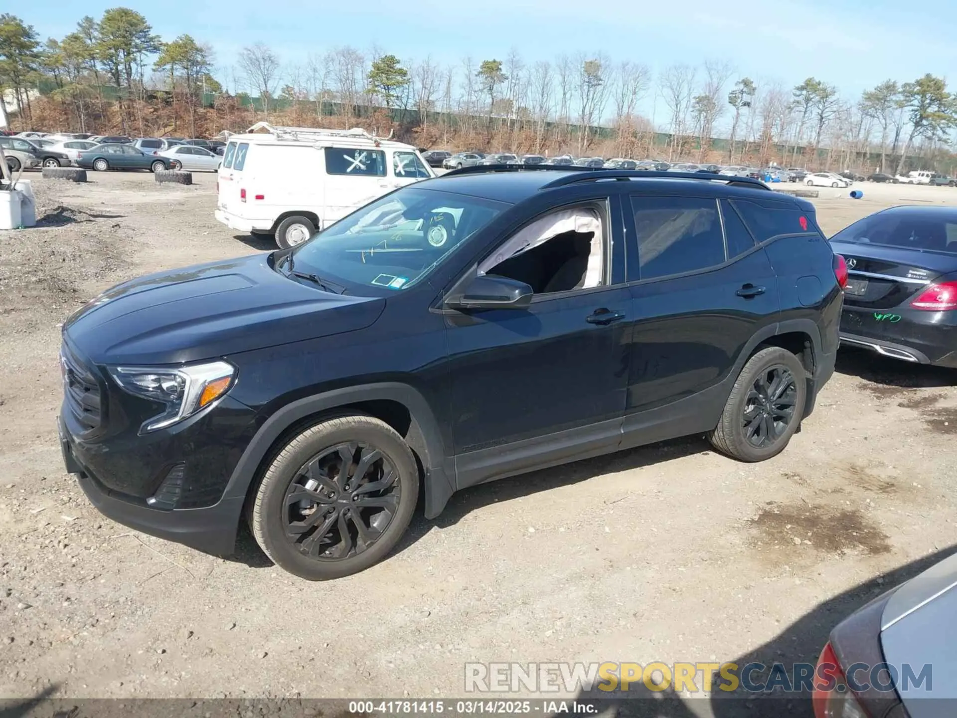 14 Photograph of a damaged car 3GKALTEV9ML322053 GMC TERRAIN 2021