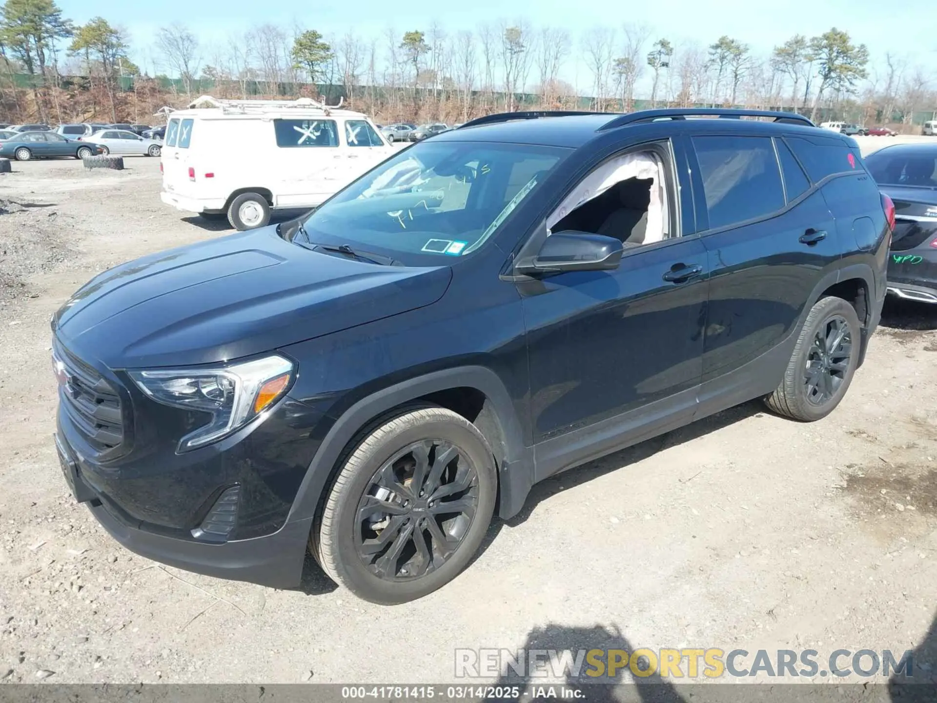 2 Photograph of a damaged car 3GKALTEV9ML322053 GMC TERRAIN 2021