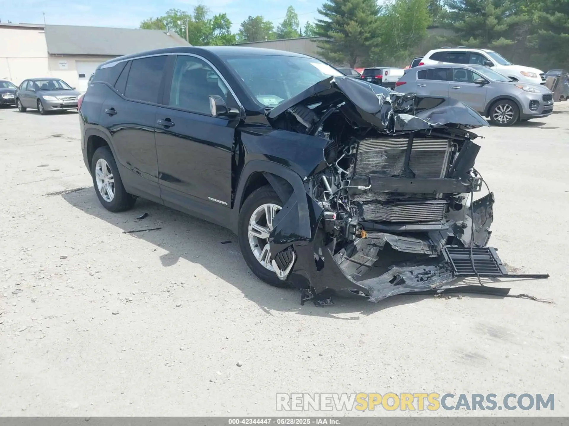 1 Photograph of a damaged car 3GKALTEV9ML322182 GMC TERRAIN 2021