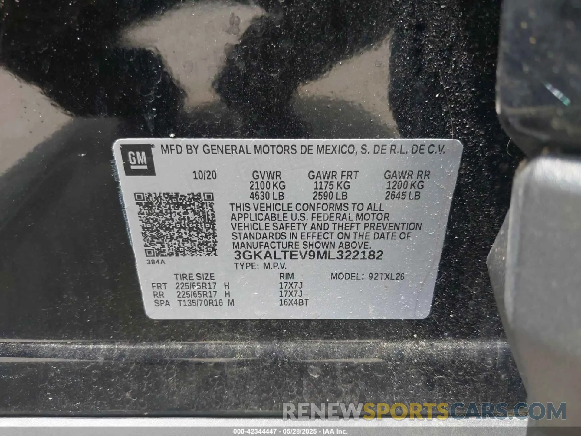 9 Photograph of a damaged car 3GKALTEV9ML322182 GMC TERRAIN 2021