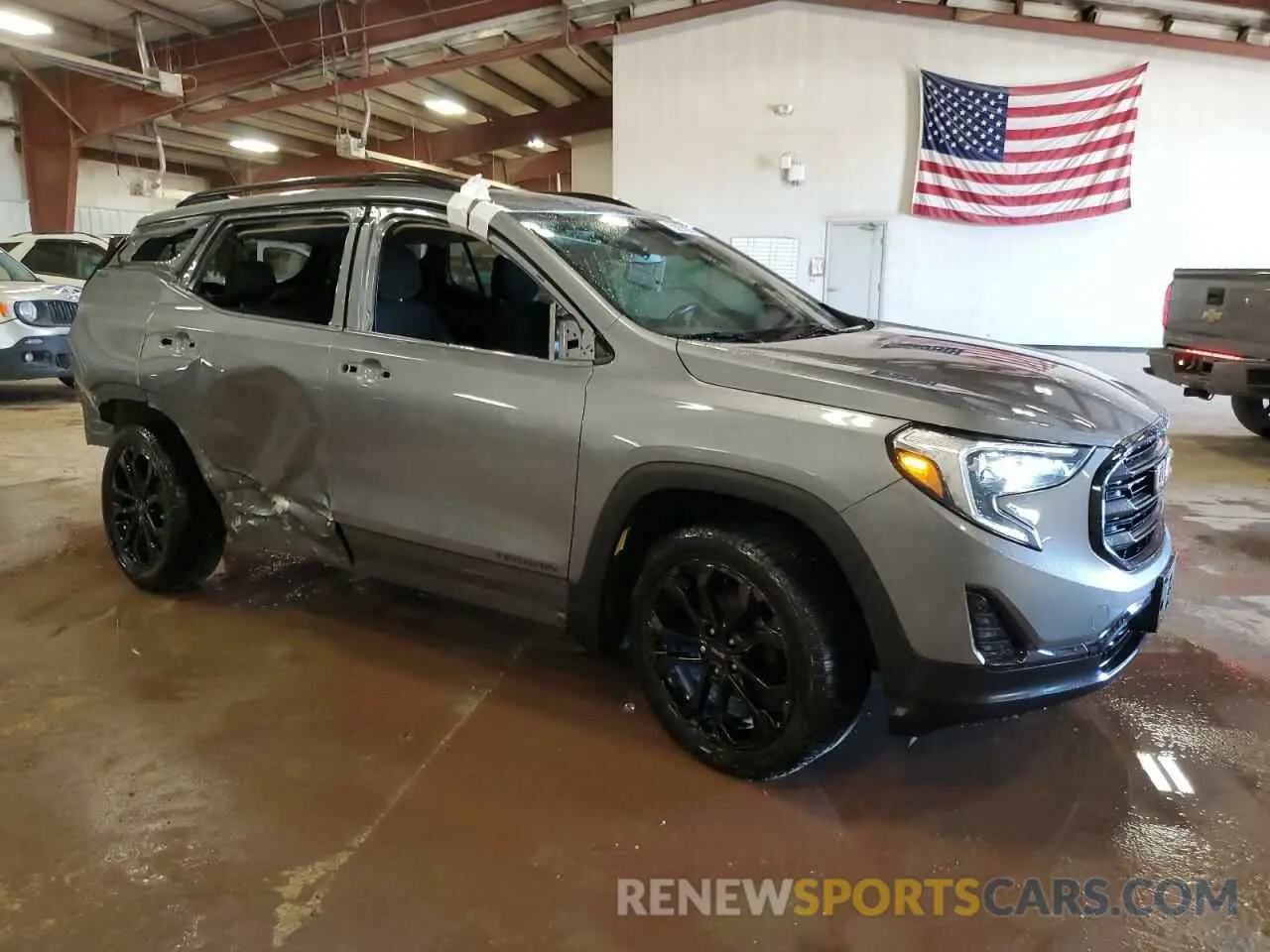 4 Photograph of a damaged car 3GKALTEVXML375649 GMC TERRAIN 2021