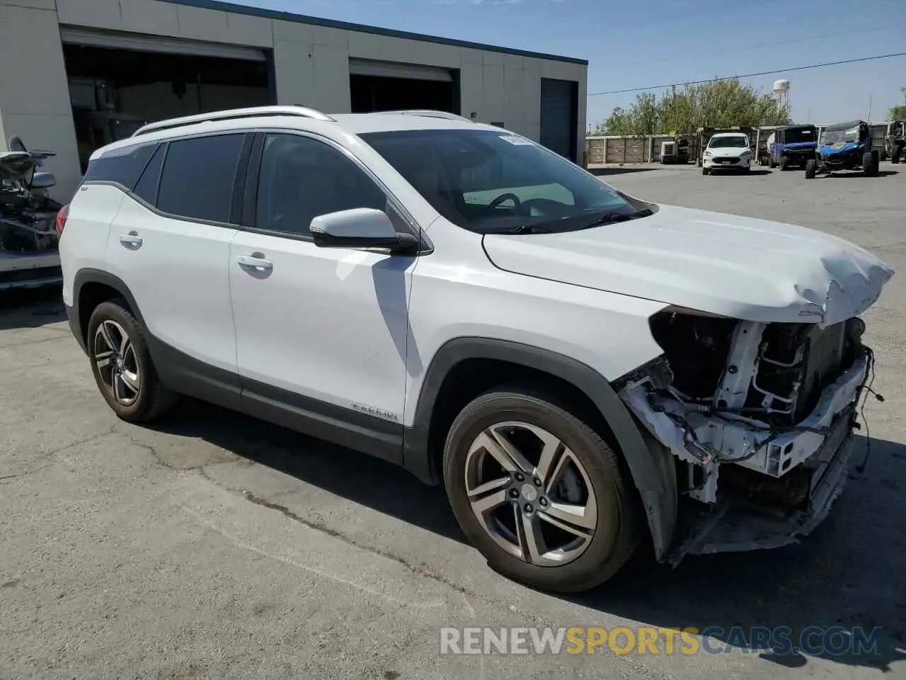 4 Photograph of a damaged car 3GKALVEV1ML309180 GMC TERRAIN 2021