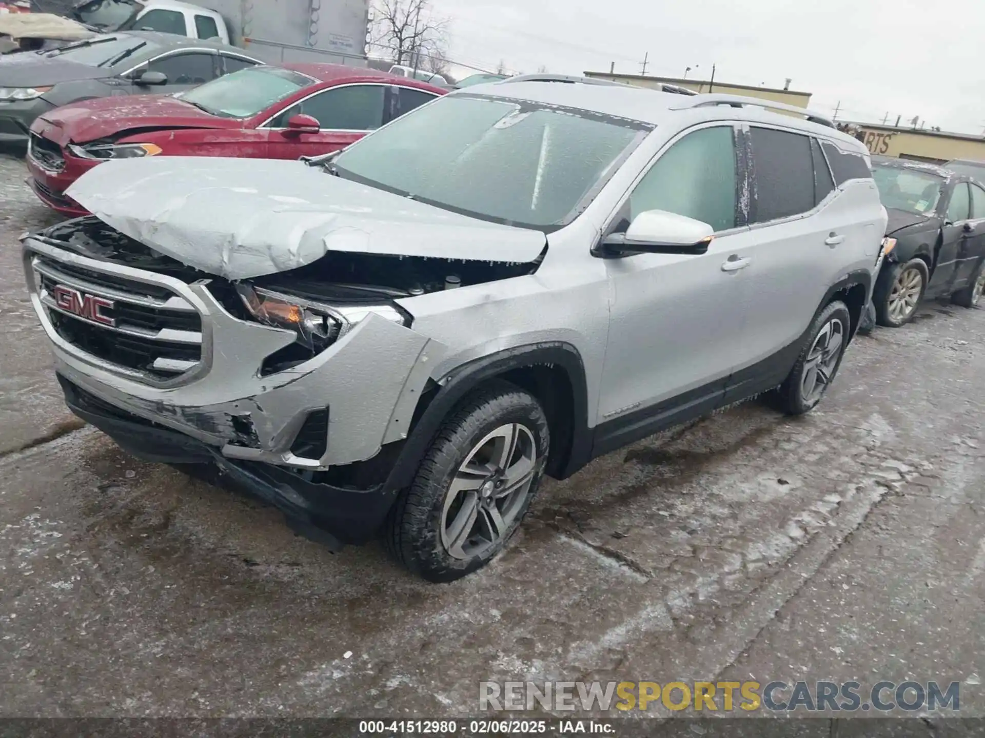 2 Photograph of a damaged car 3GKALVEV2ML314047 GMC TERRAIN 2021