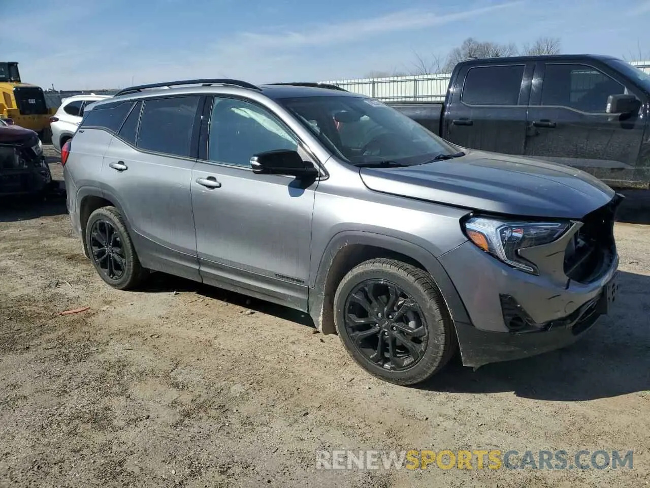 4 Photograph of a damaged car 3GKALVEV2ML316283 GMC TERRAIN 2021