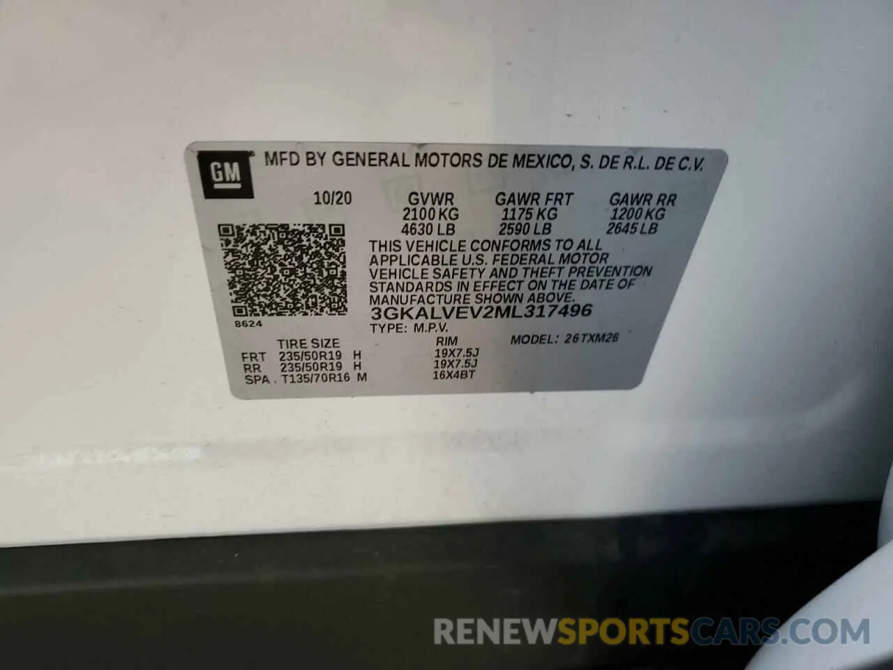 13 Photograph of a damaged car 3GKALVEV2ML317496 GMC TERRAIN 2021
