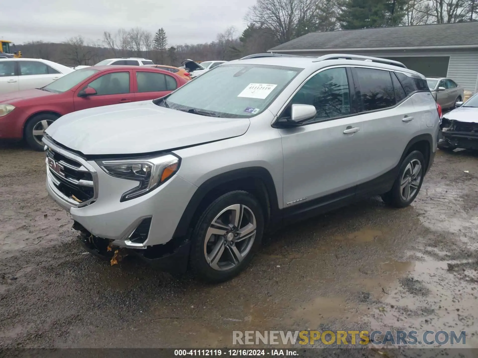 2 Photograph of a damaged car 3GKALVEV2ML332953 GMC TERRAIN 2021