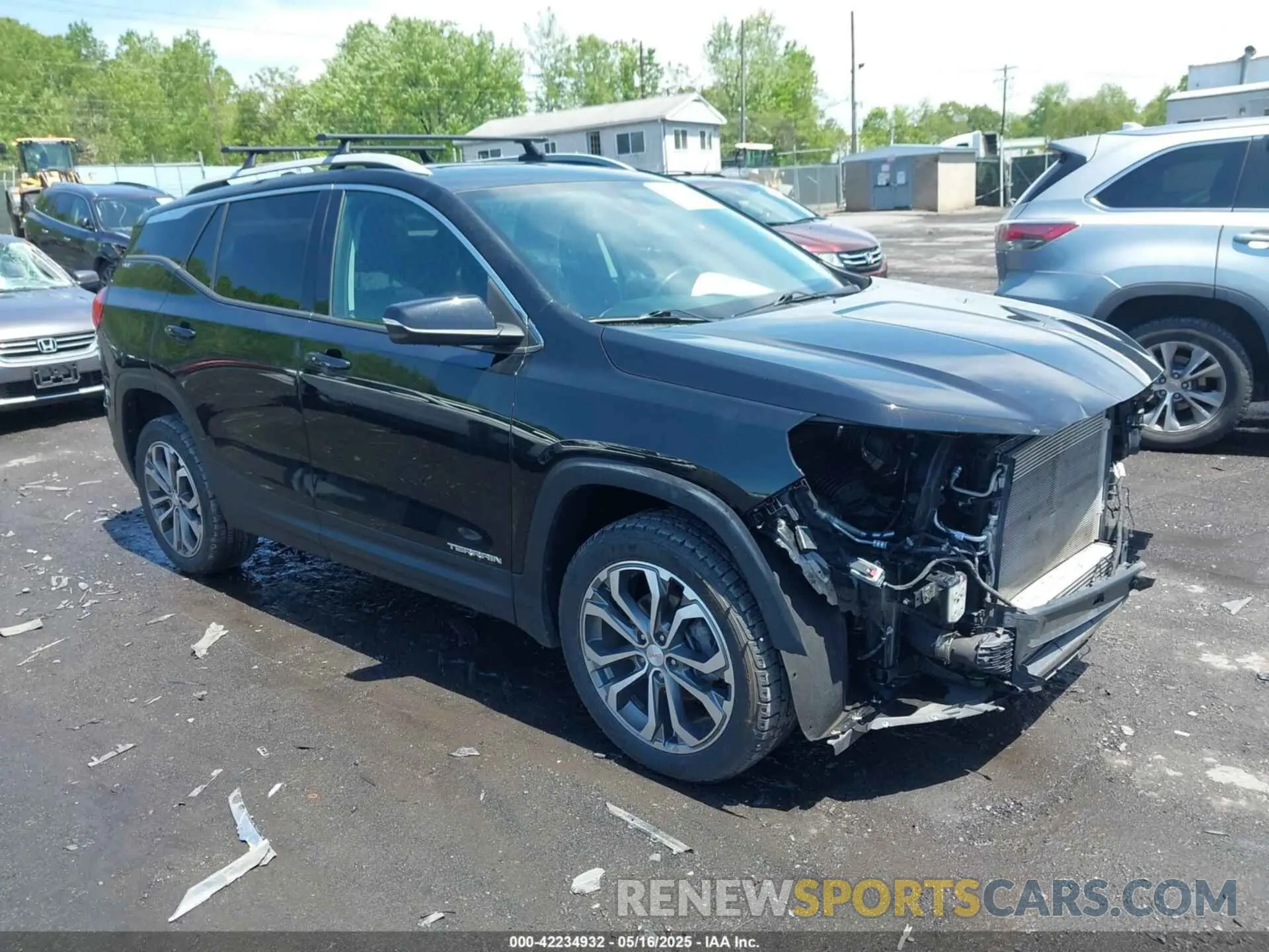 1 Photograph of a damaged car 3GKALVEV3ML346487 GMC TERRAIN 2021
