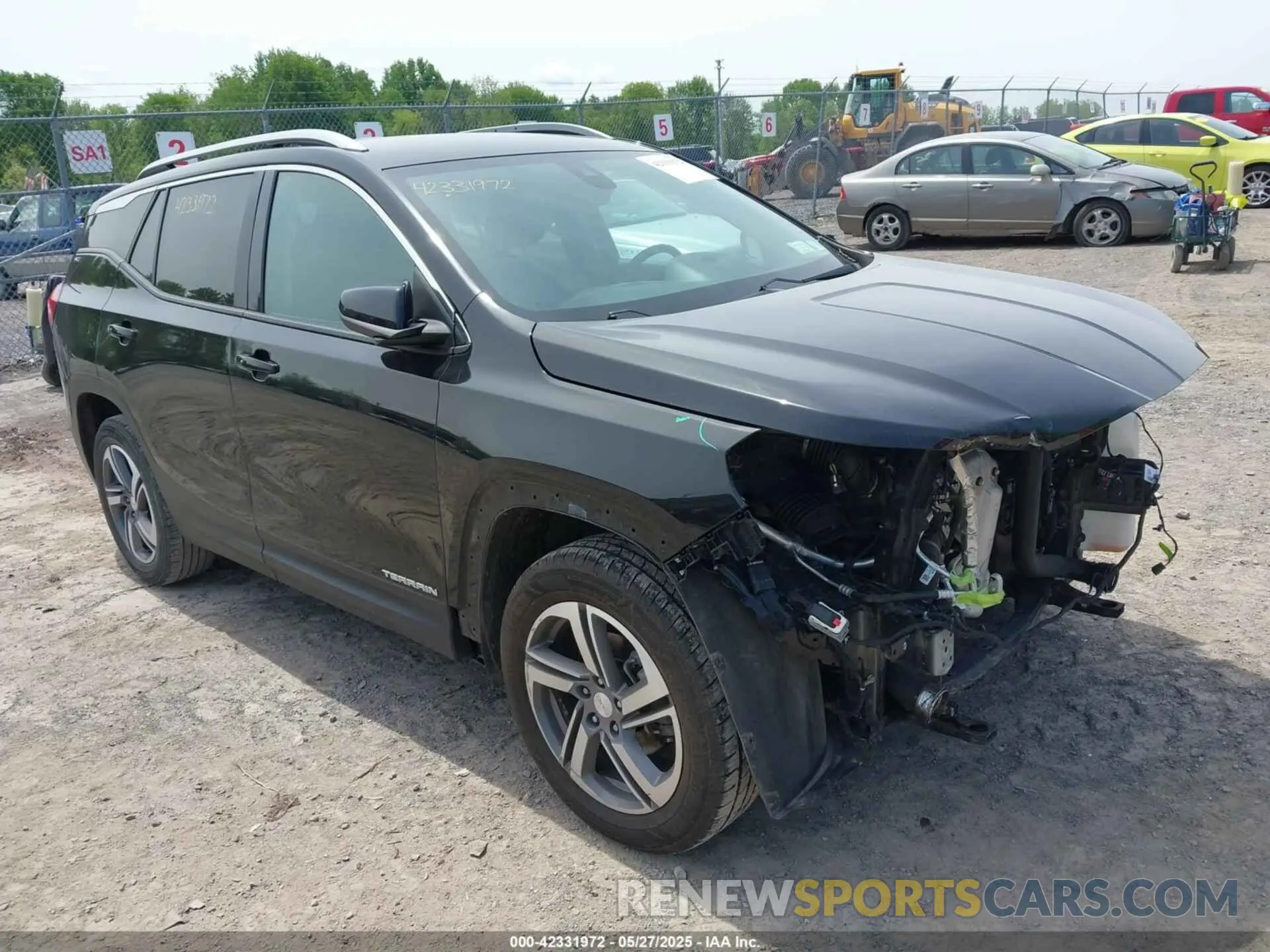 1 Photograph of a damaged car 3GKALVEV4ML313658 GMC TERRAIN 2021
