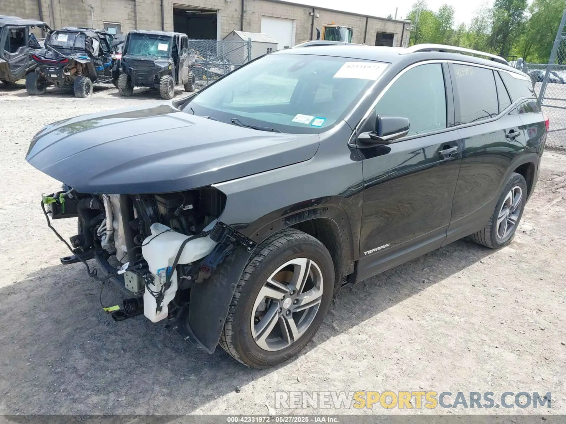 2 Photograph of a damaged car 3GKALVEV4ML313658 GMC TERRAIN 2021