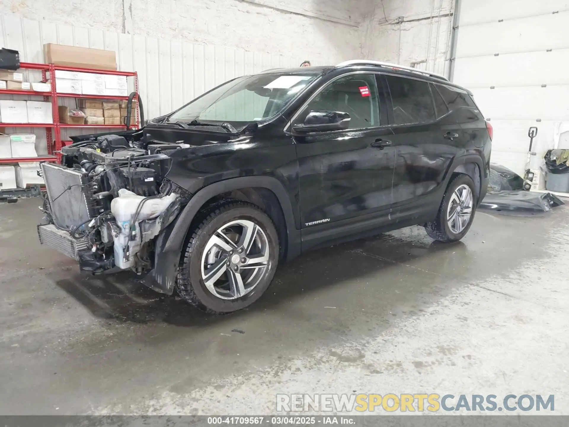 2 Photograph of a damaged car 3GKALVEV5ML343915 GMC TERRAIN 2021