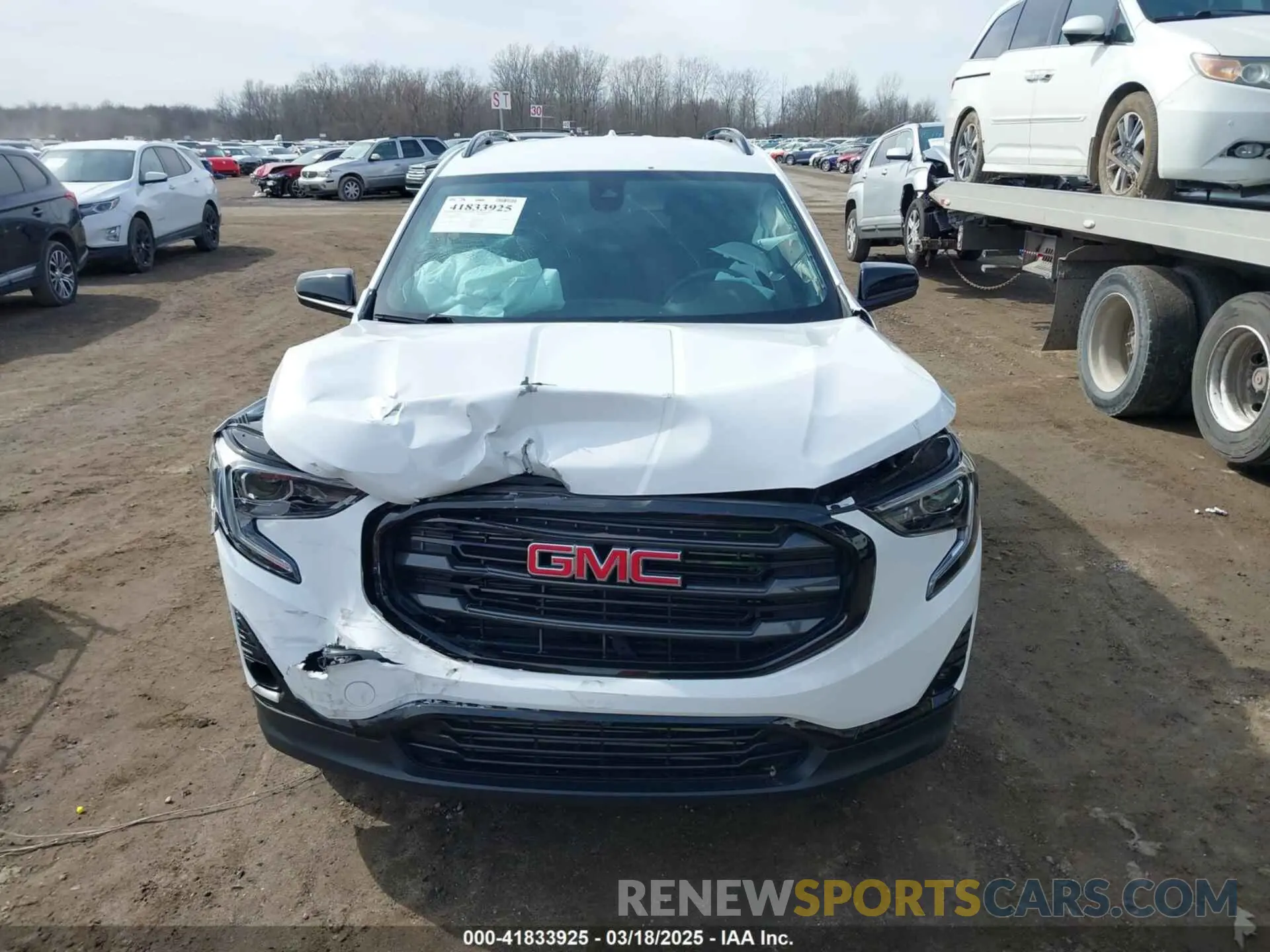 12 Photograph of a damaged car 3GKALVEV5ML383329 GMC TERRAIN 2021