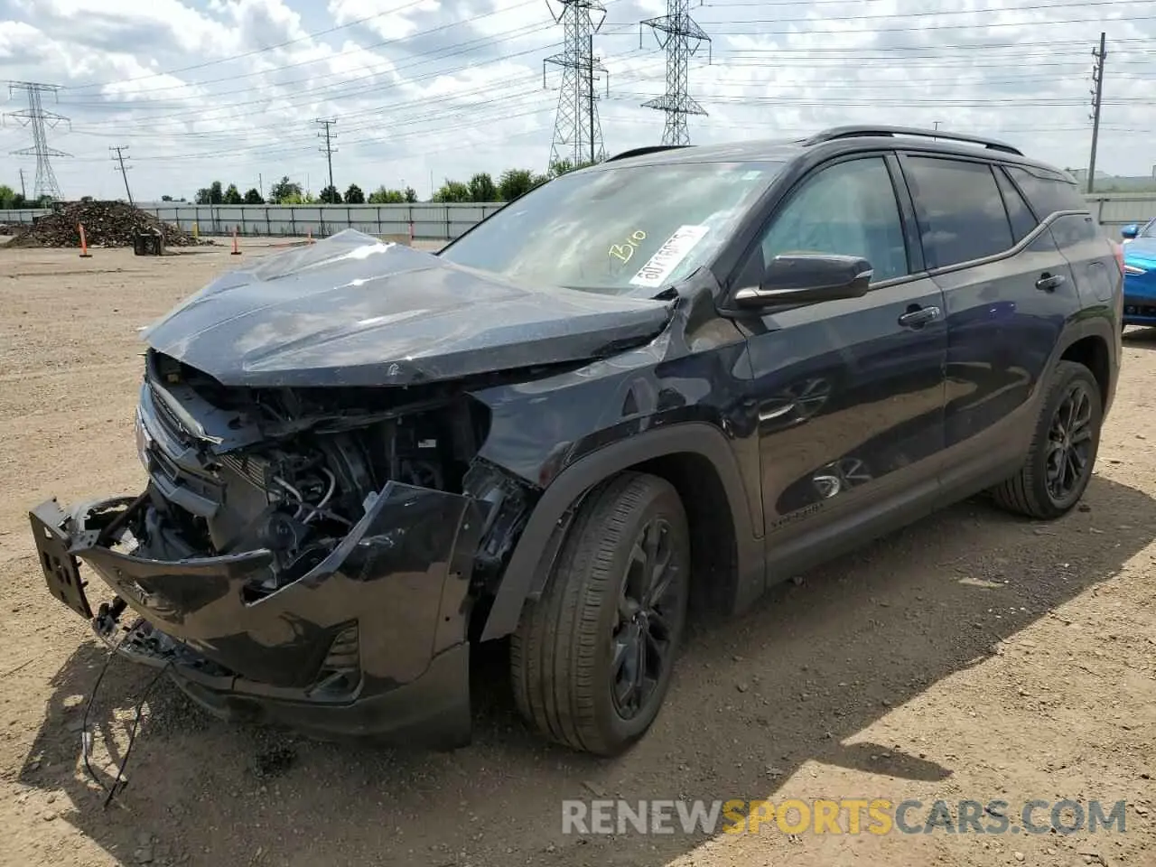 1 Photograph of a damaged car 3GKALVEV7ML373868 GMC TERRAIN 2021