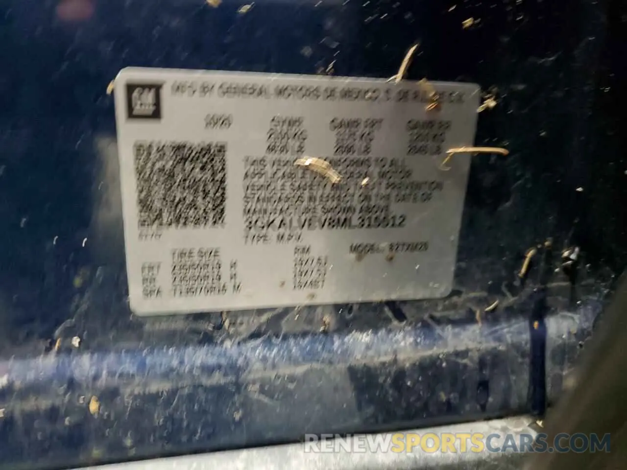 14 Photograph of a damaged car 3GKALVEV8ML315512 GMC TERRAIN 2021