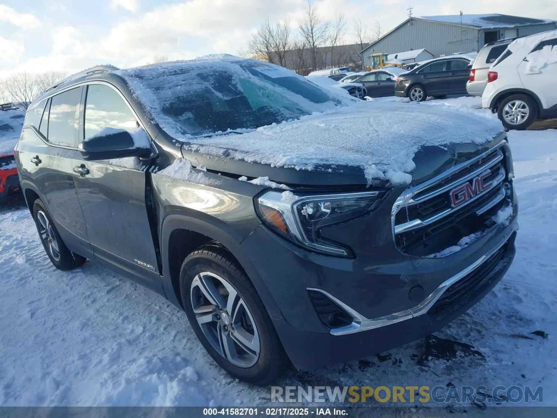 1 Photograph of a damaged car 3GKALVEV8ML374592 GMC TERRAIN 2021