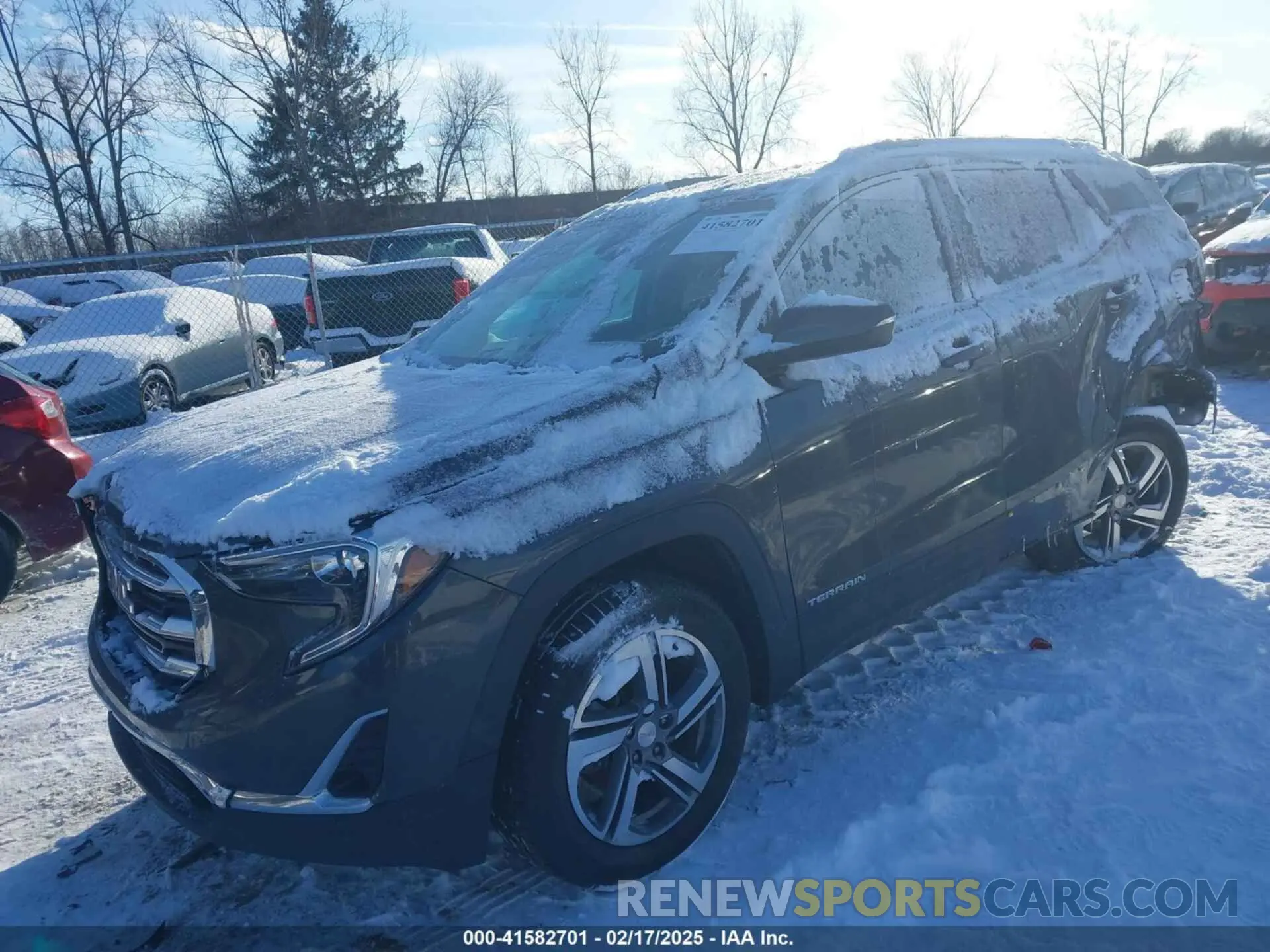 2 Photograph of a damaged car 3GKALVEV8ML374592 GMC TERRAIN 2021