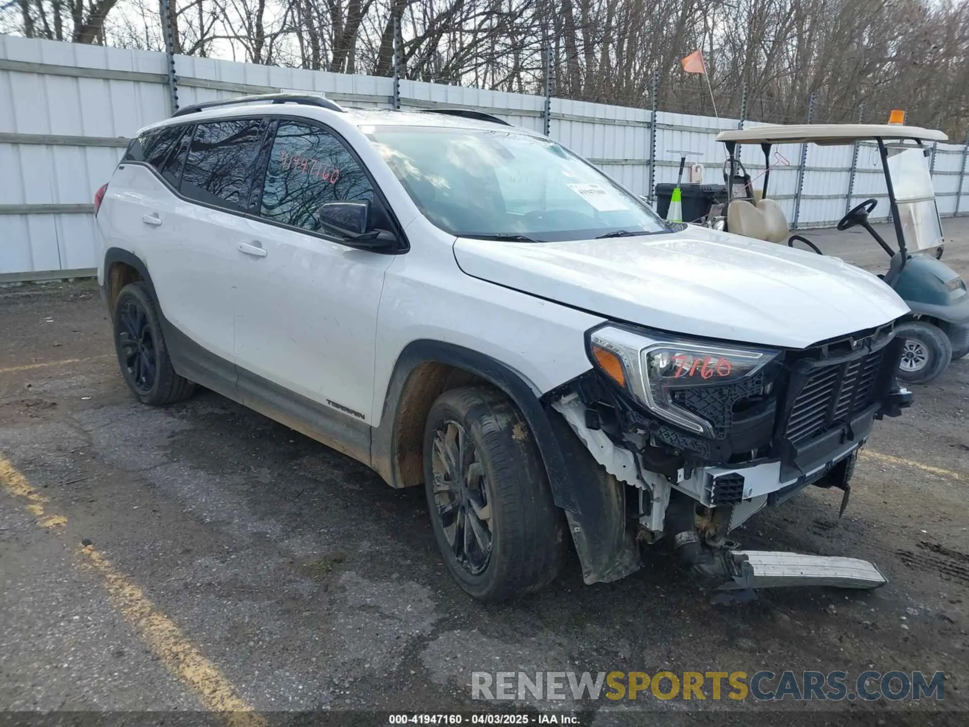 1 Photograph of a damaged car 3GKALVEV9ML388548 GMC TERRAIN 2021