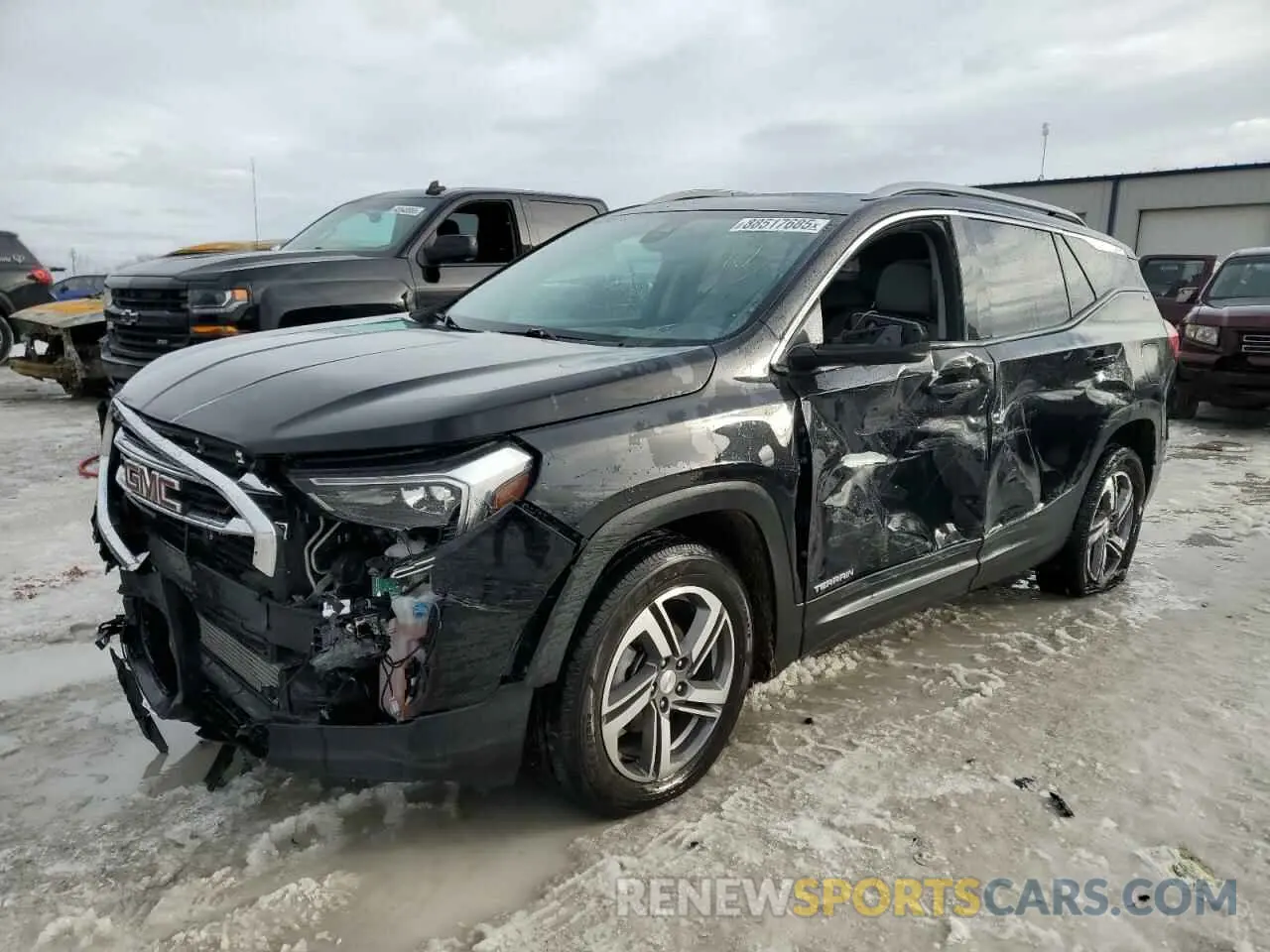 1 Photograph of a damaged car 3GKALVEV9ML396939 GMC TERRAIN 2021