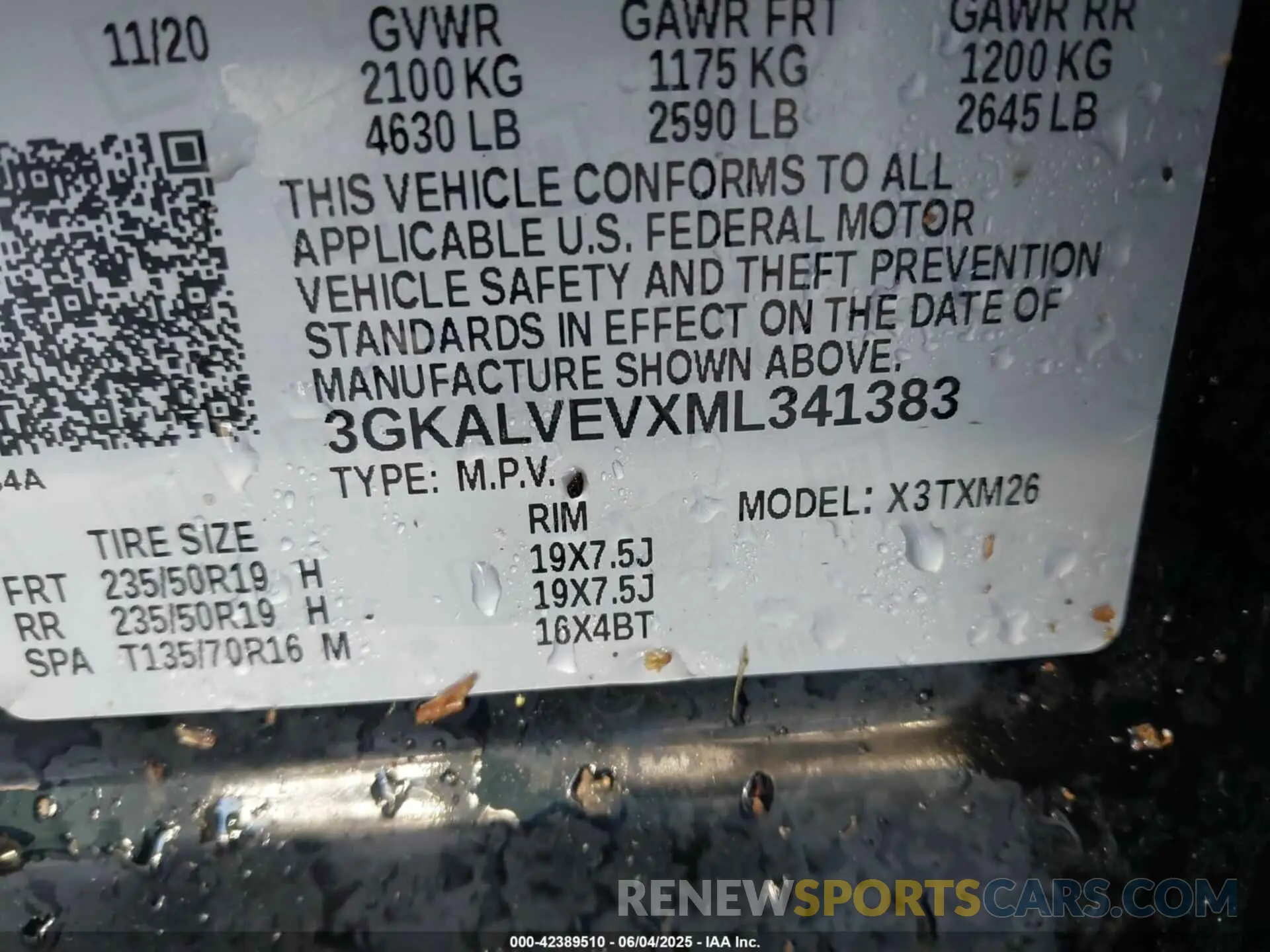 9 Photograph of a damaged car 3GKALVEVXML341383 GMC TERRAIN 2021