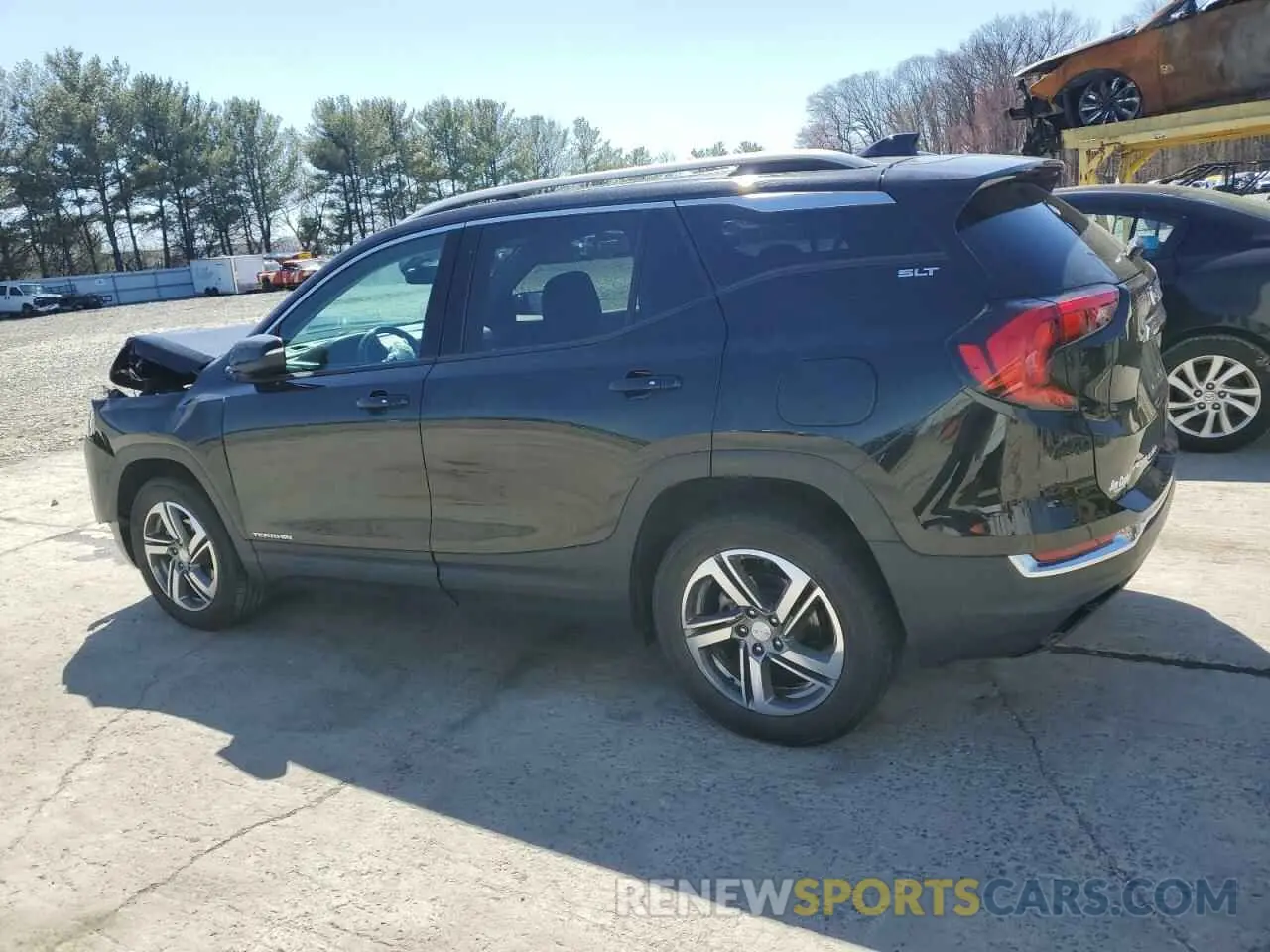 2 Photograph of a damaged car 3GKALVEVXML374867 GMC TERRAIN 2021