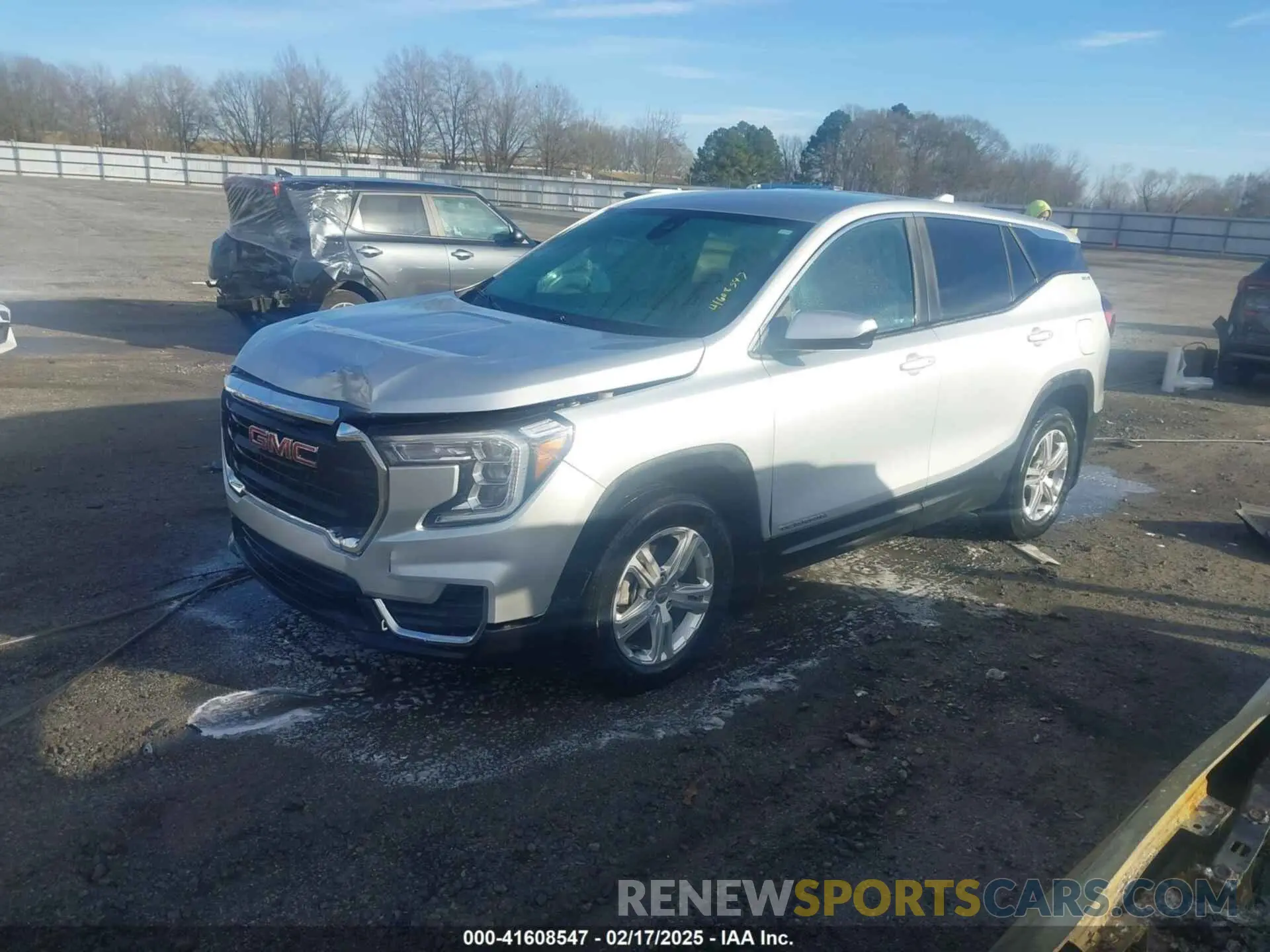 2 Photograph of a damaged car 3GKALMEV0NL190467 GMC TERRAIN 2022
