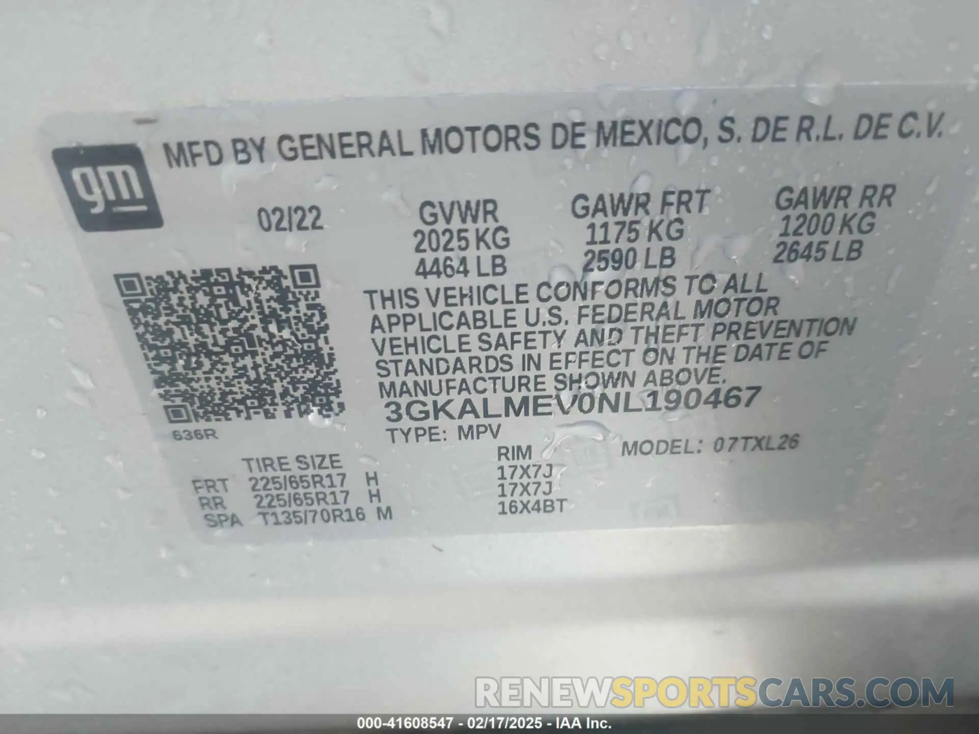 9 Photograph of a damaged car 3GKALMEV0NL190467 GMC TERRAIN 2022