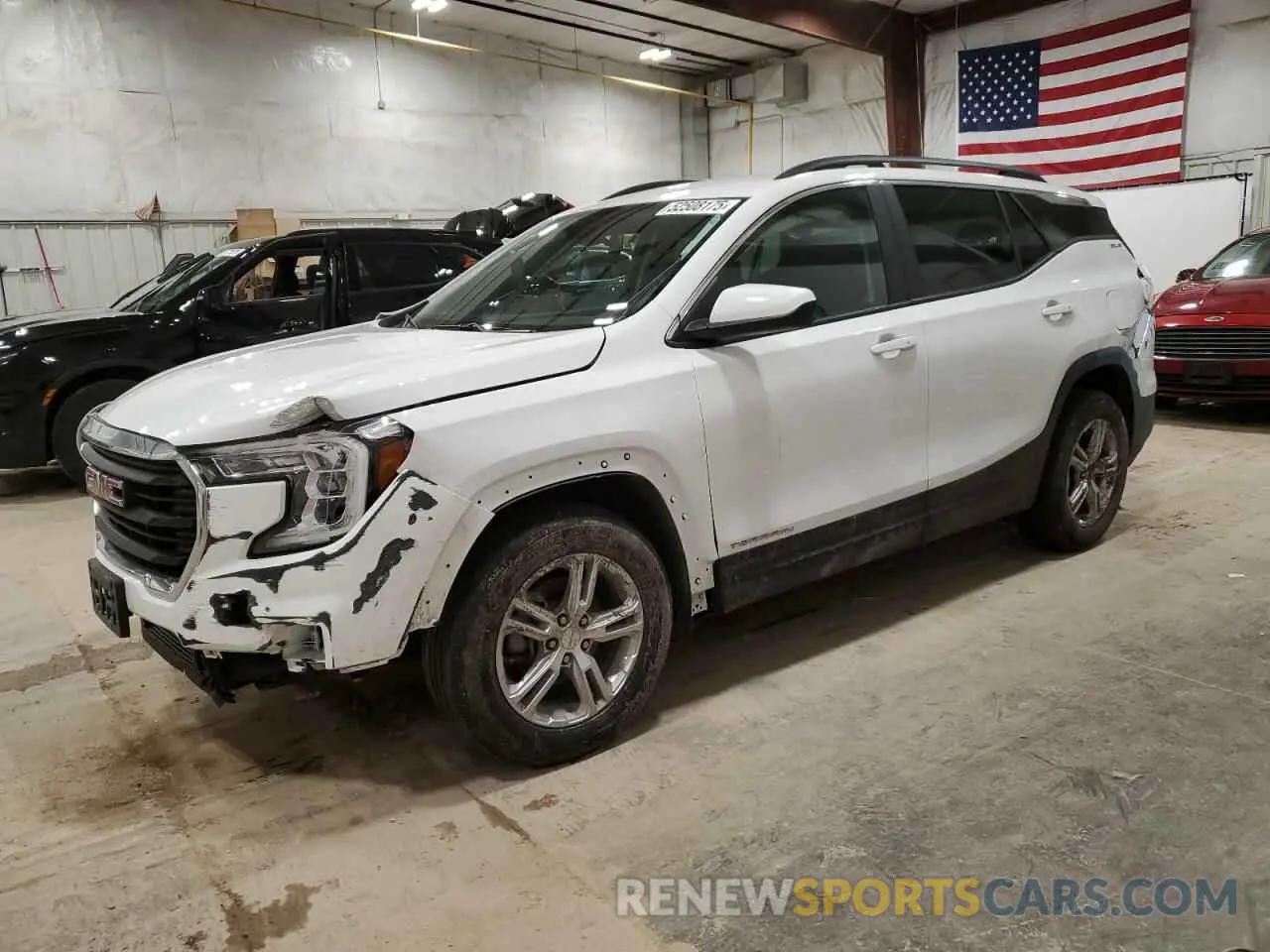 1 Photograph of a damaged car 3GKALMEV0NL259853 GMC TERRAIN 2022